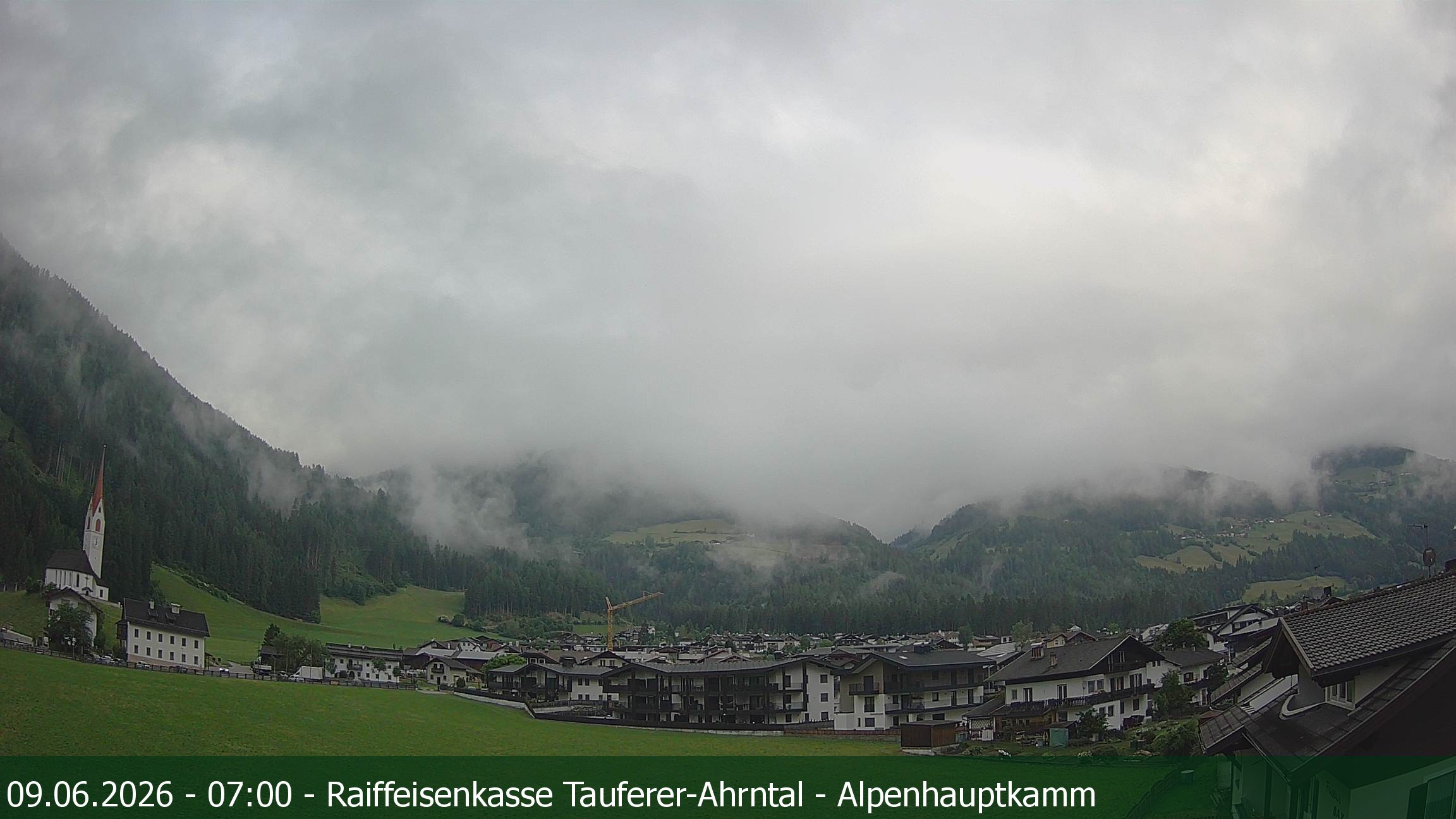 Archiv Foto Webcam Tauferer Ahrntal: Luttach