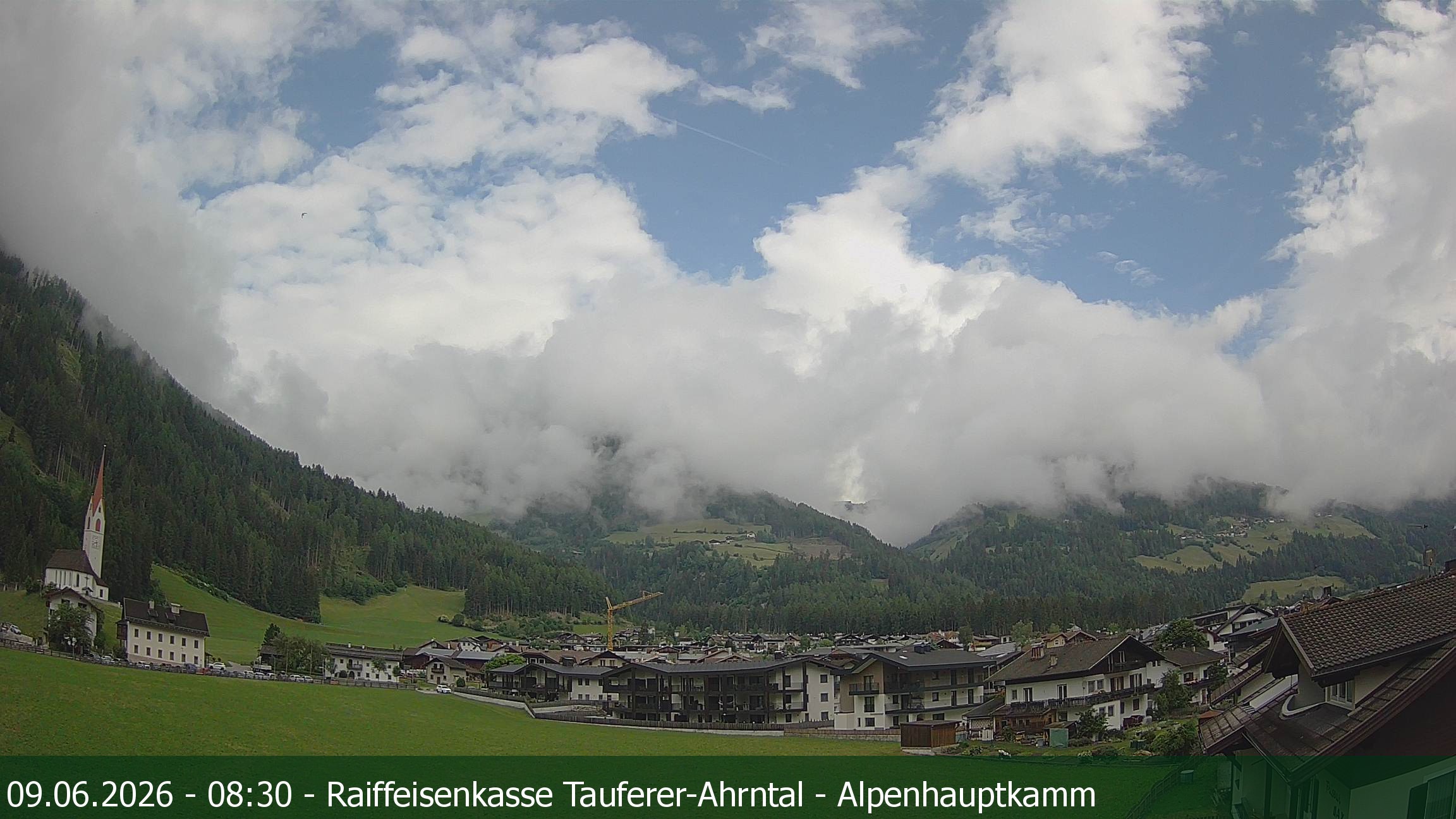 Archiv Foto Webcam Tauferer Ahrntal: Luttach