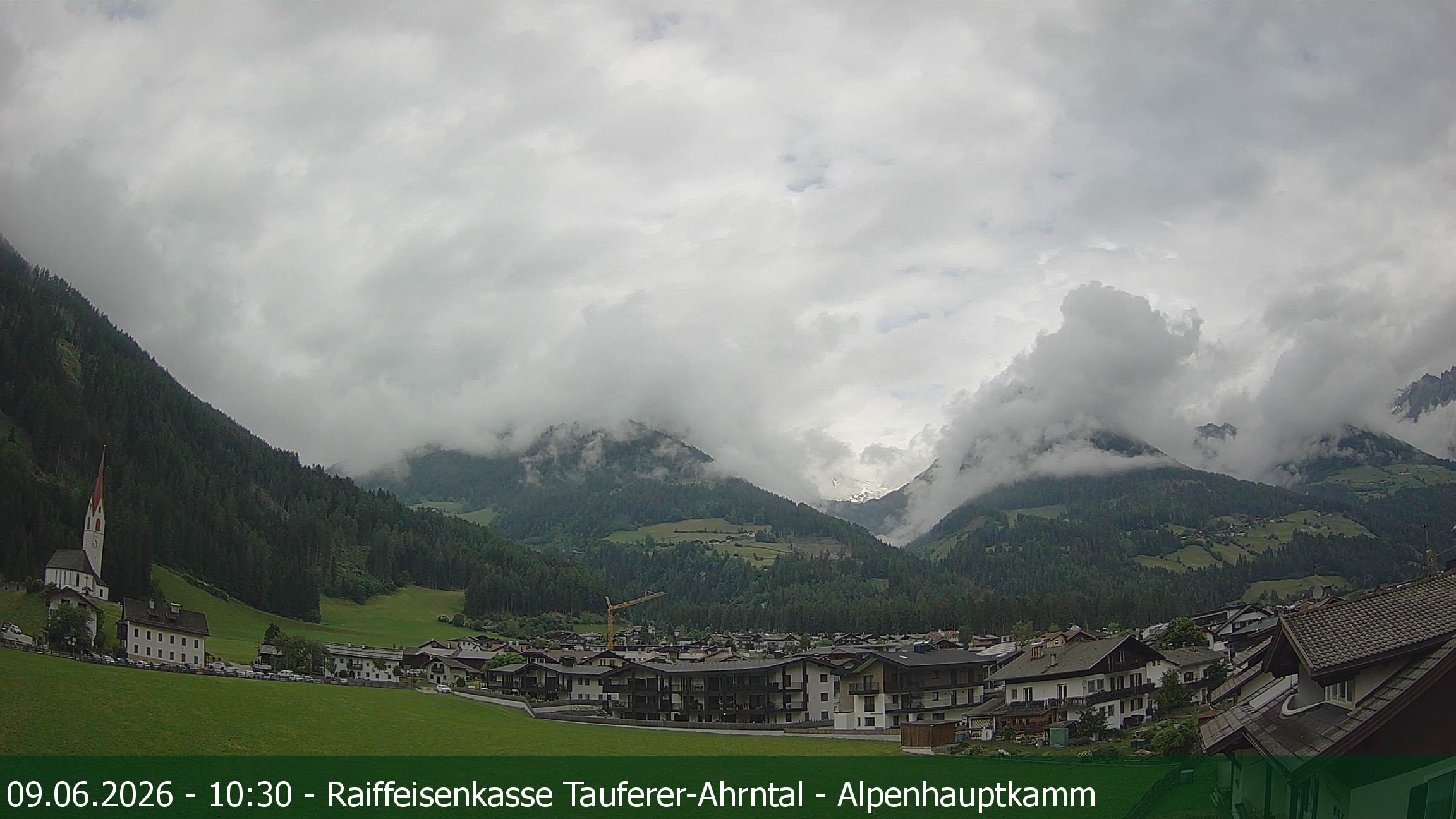 Archiv Foto Webcam Tauferer Ahrntal: Luttach