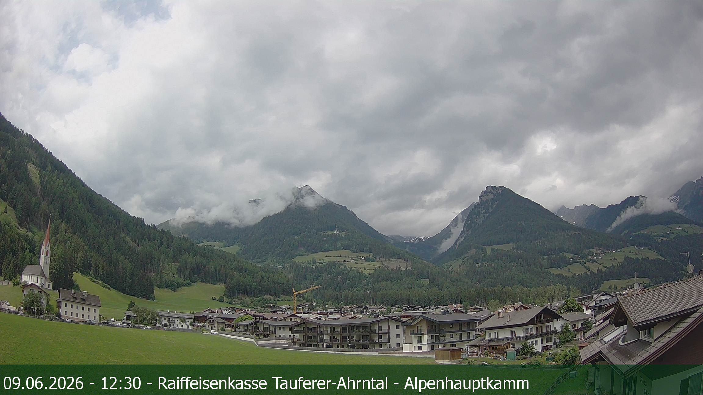 Archiv Foto Webcam Tauferer Ahrntal: Luttach