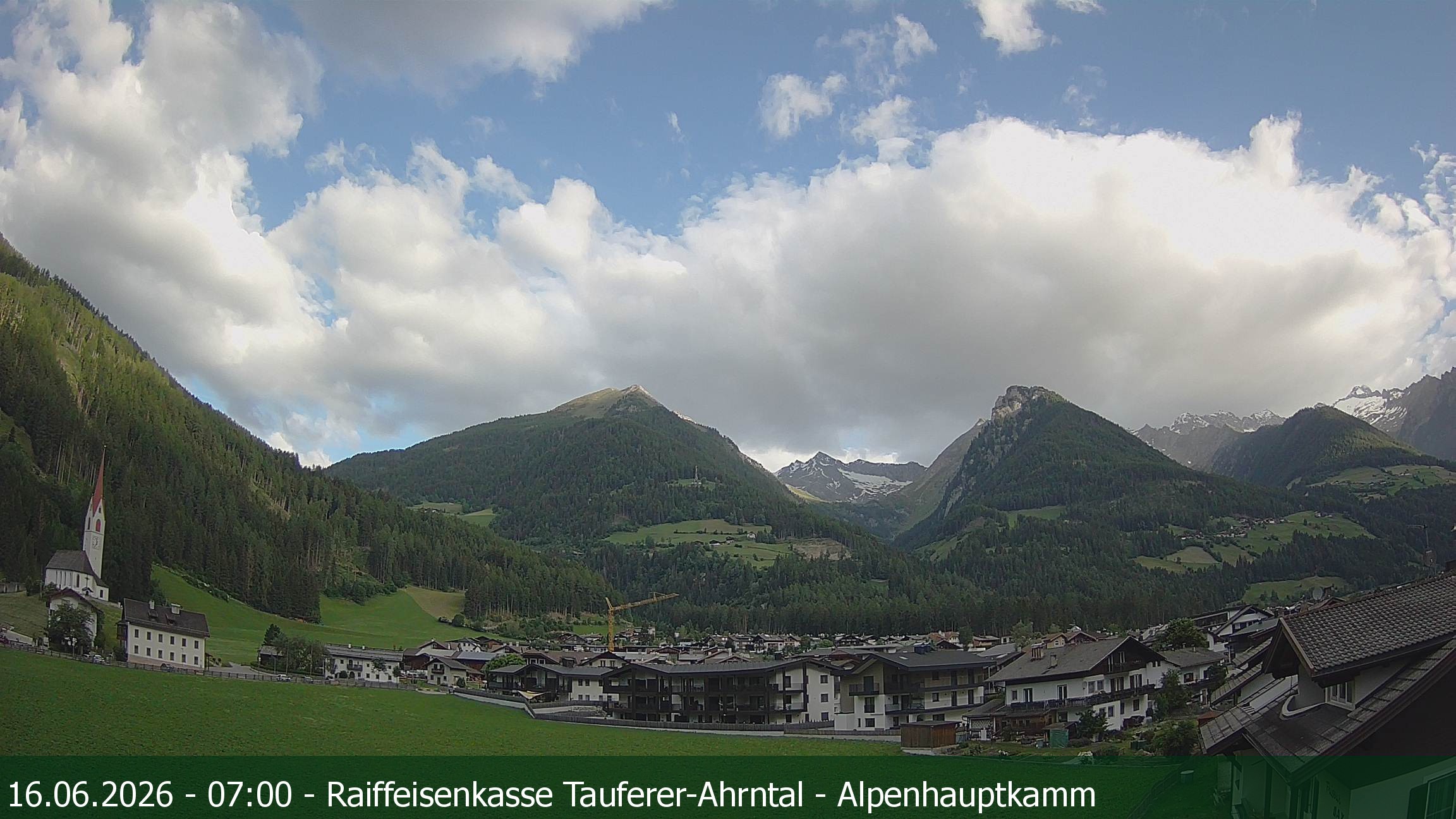 Archiv Foto Webcam Tauferer Ahrntal: Luttach