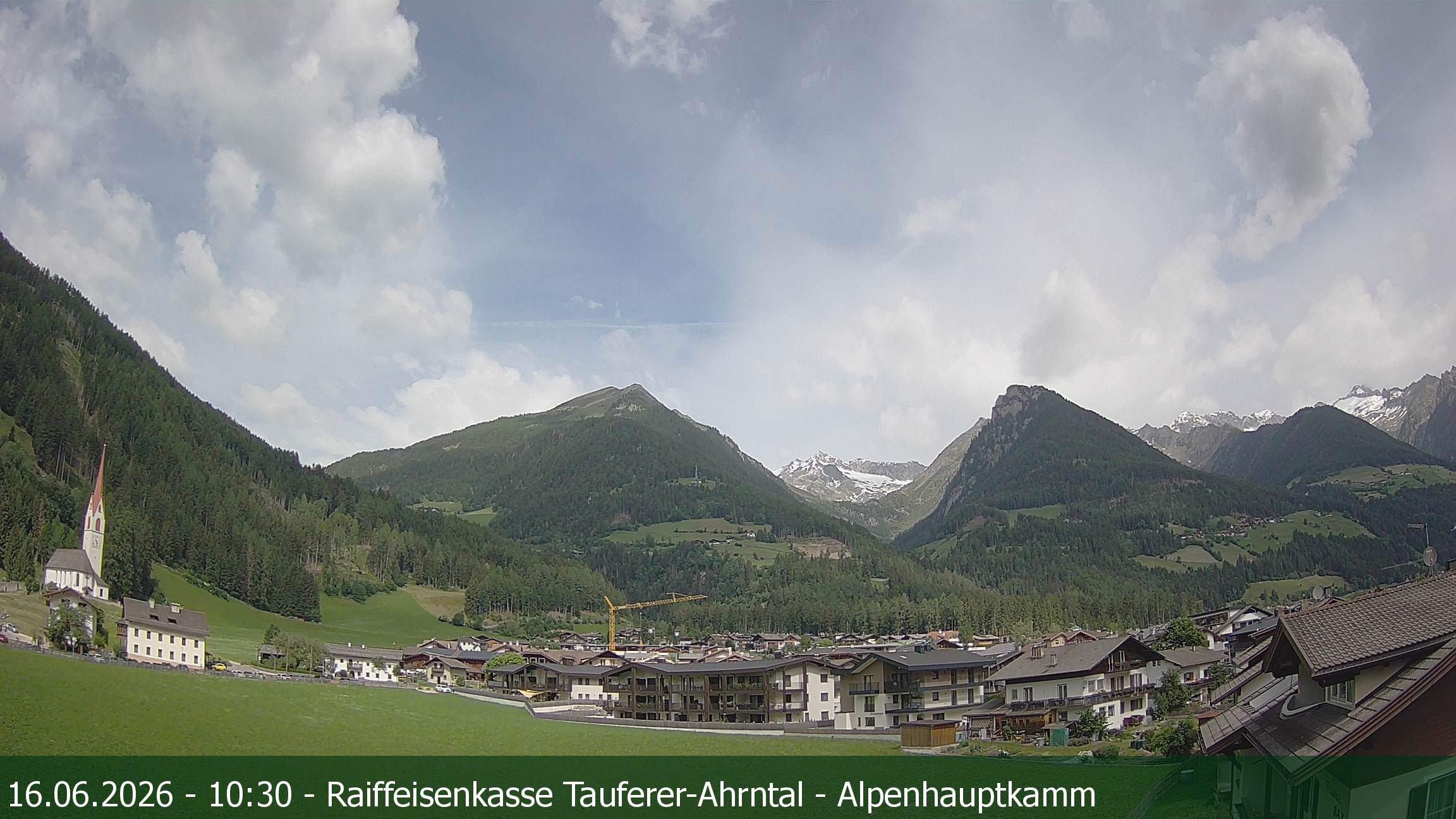 Archiv Foto Webcam Tauferer Ahrntal: Luttach