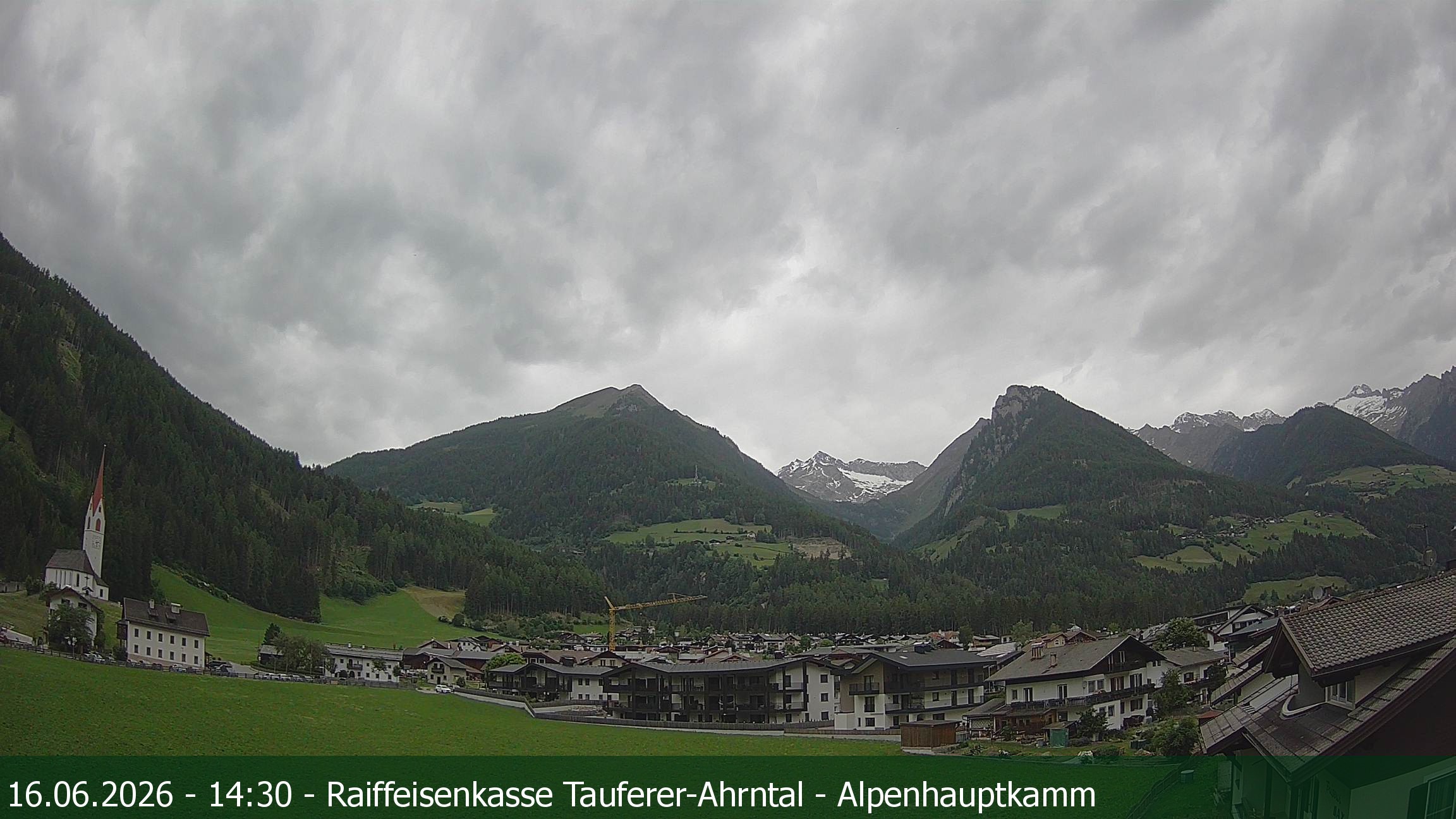 Archiv Foto Webcam Tauferer Ahrntal: Luttach