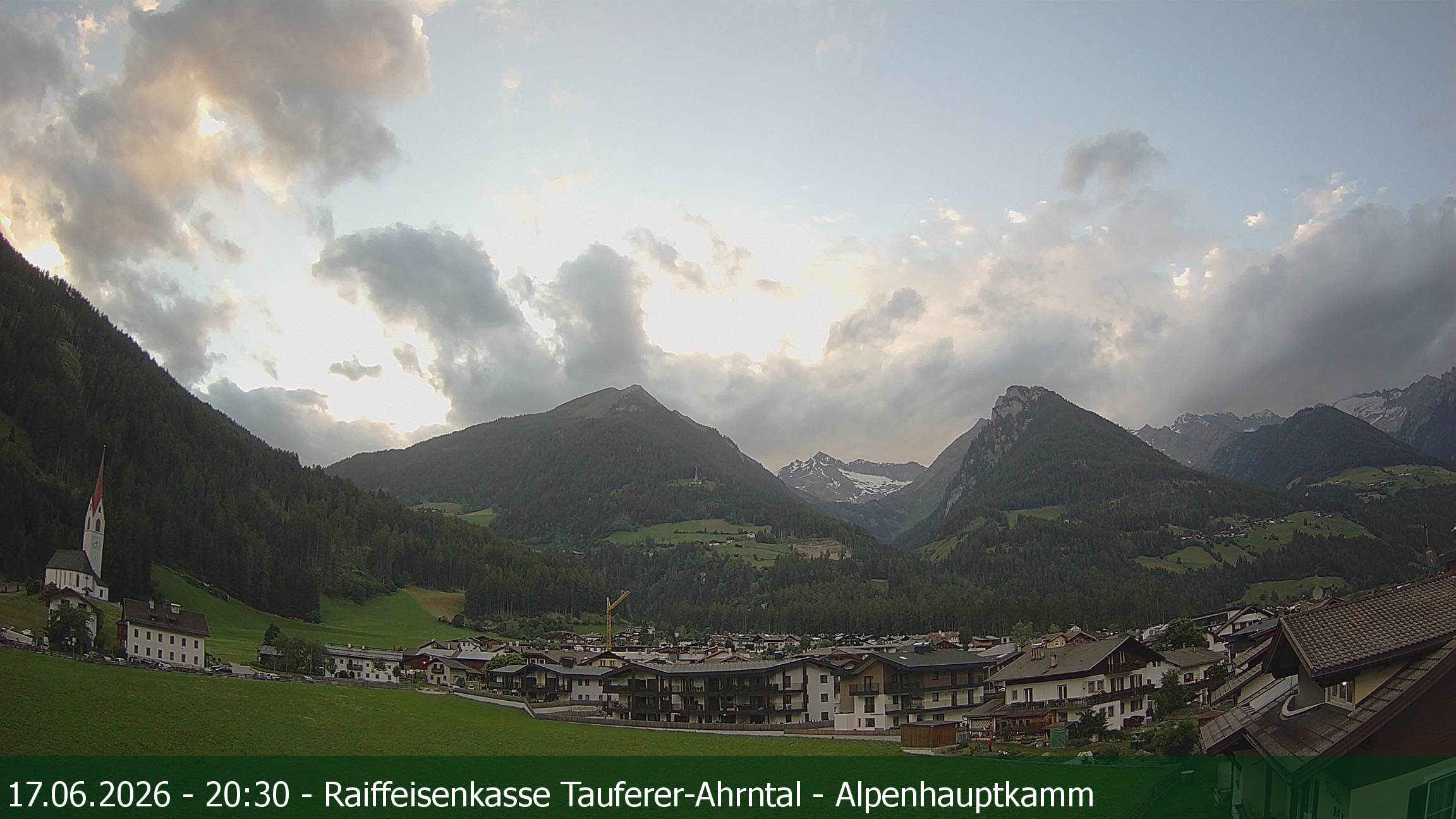 Archived image Webcam Luttach in die Ahrntal Valley