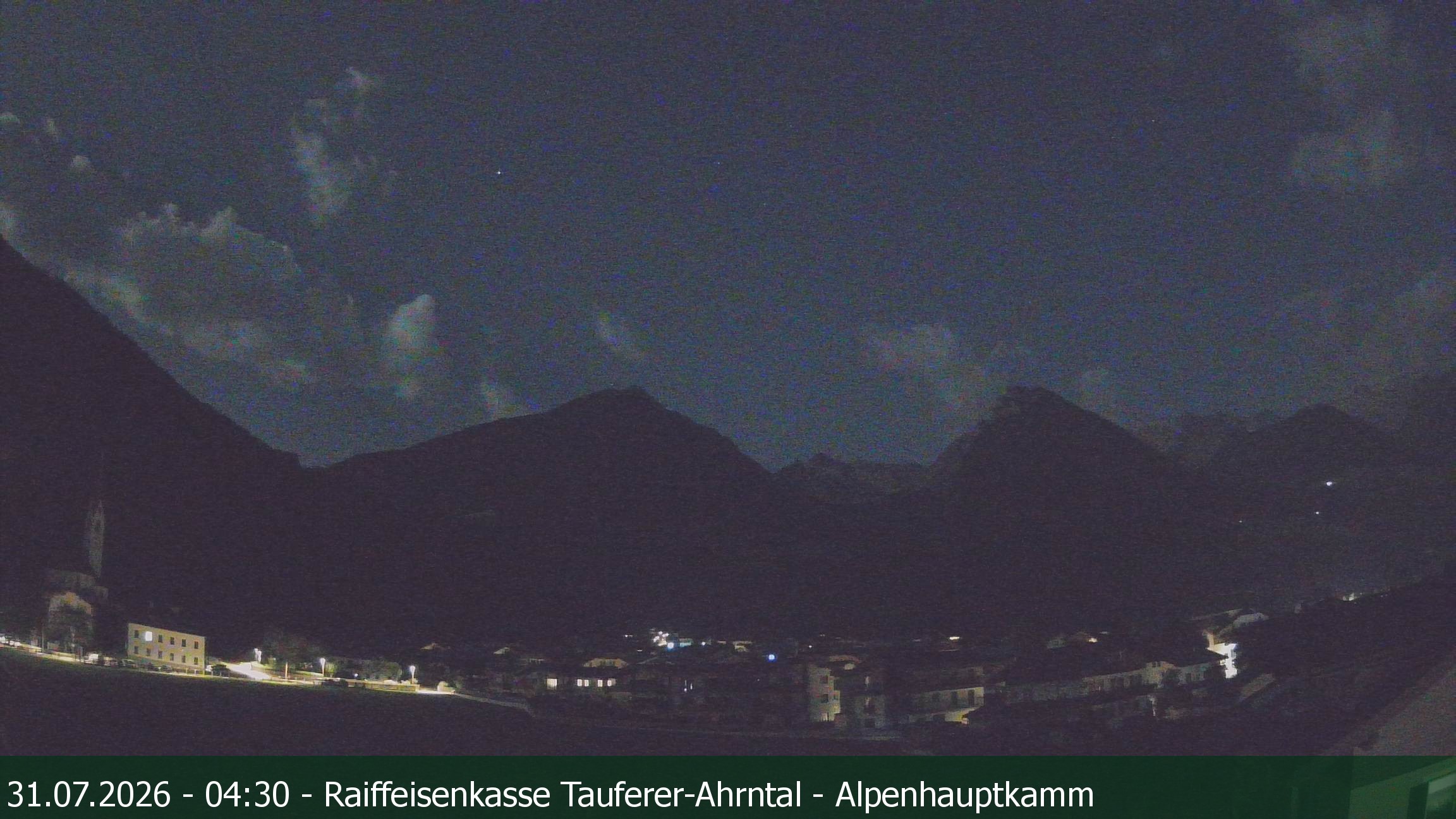 Archived image Webcam Luttach in die Ahrntal Valley