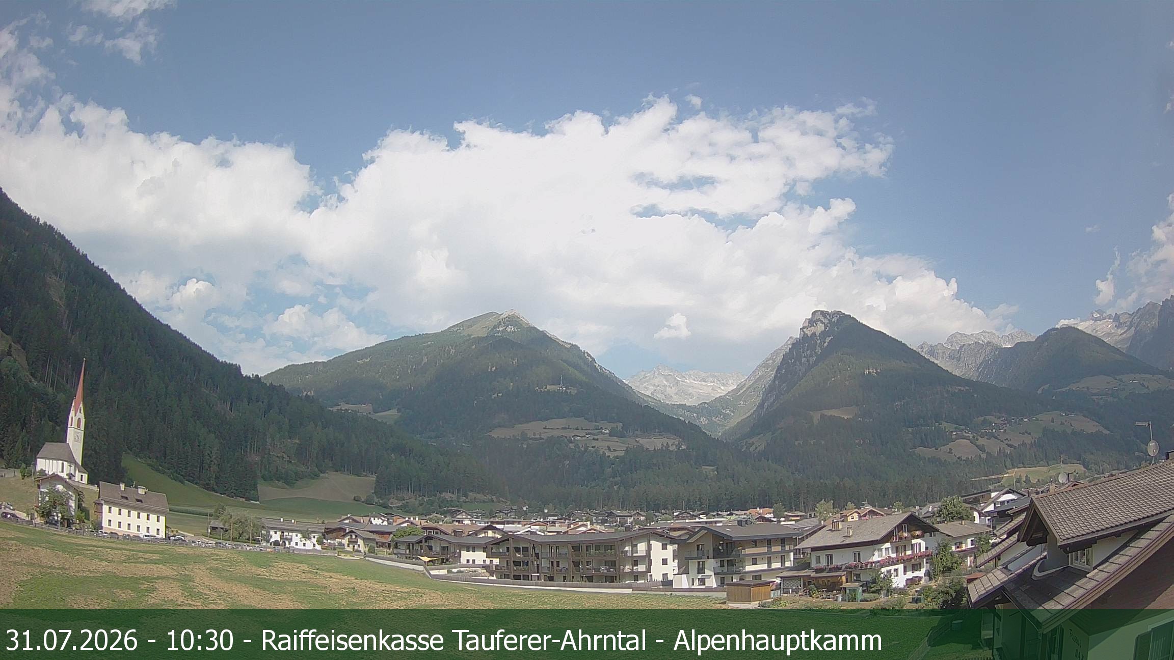 Archiv Foto Webcam Tauferer Ahrntal: Luttach