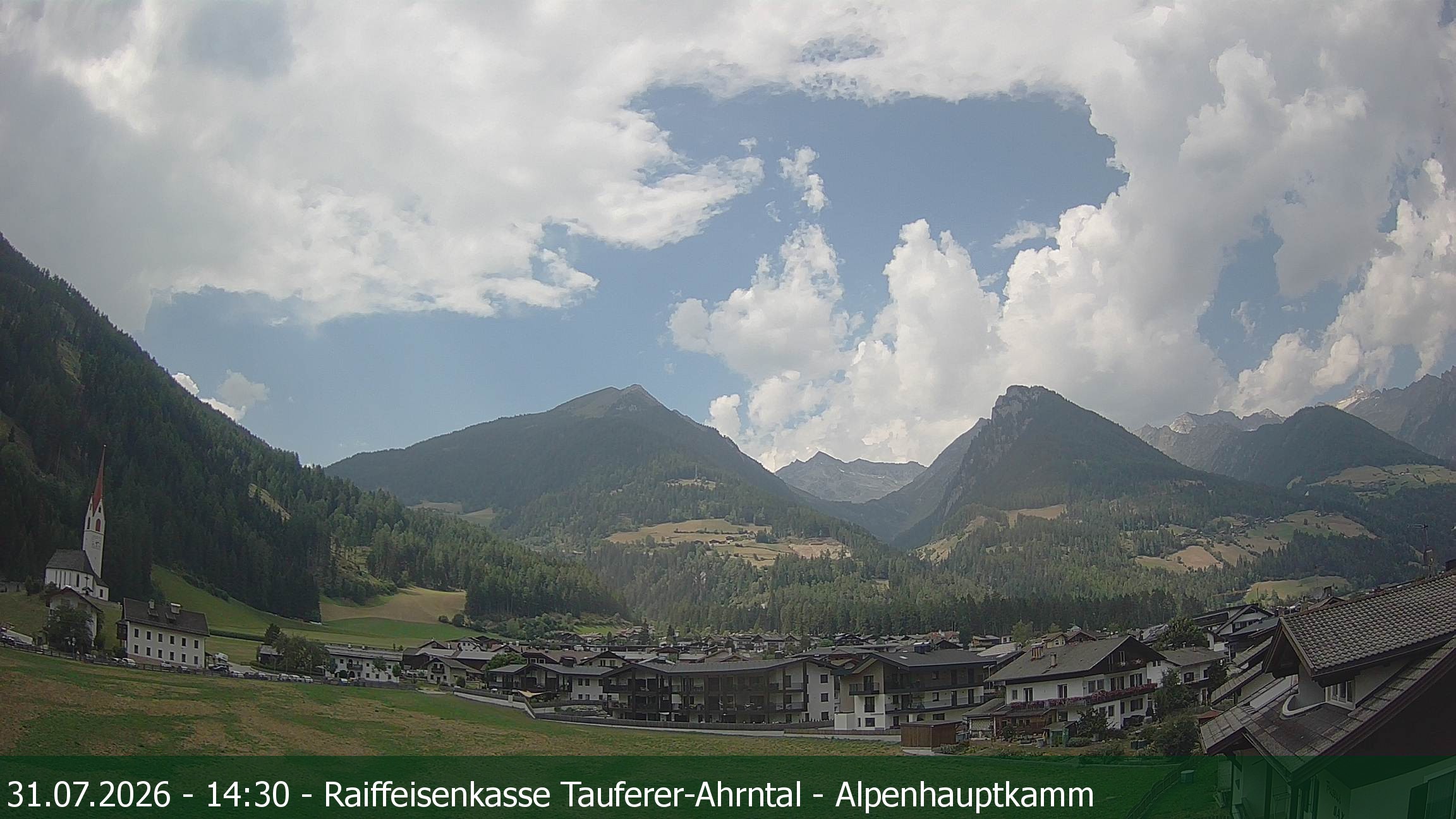 Archiv Foto Webcam Tauferer Ahrntal: Luttach