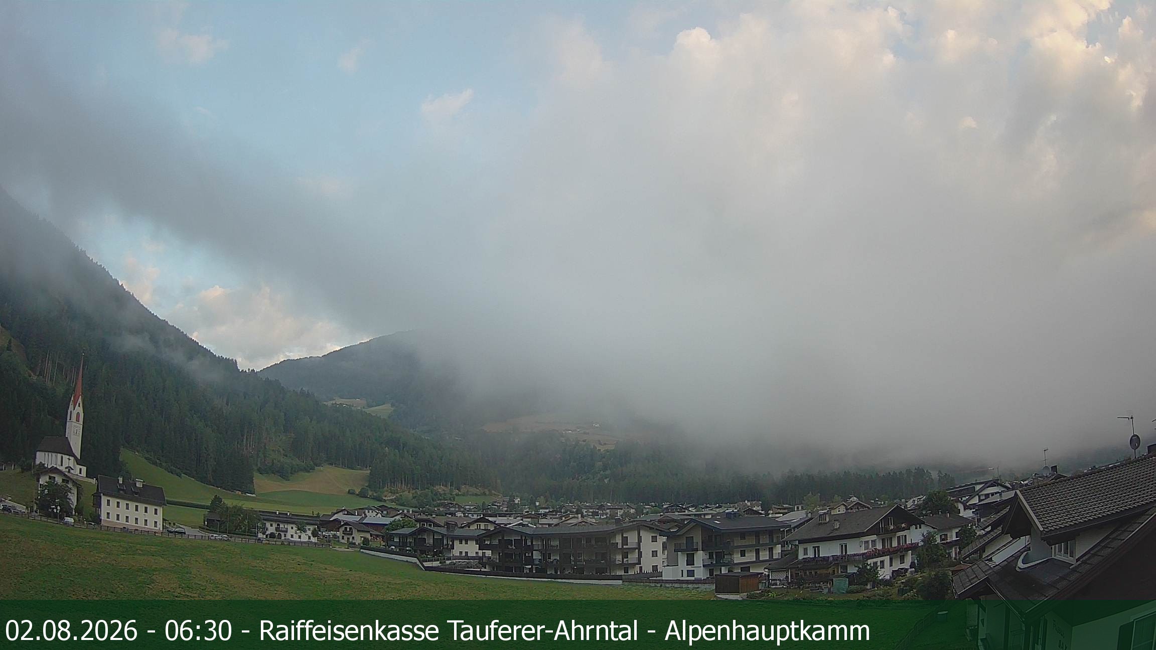 Archiv Foto Webcam Tauferer Ahrntal: Luttach