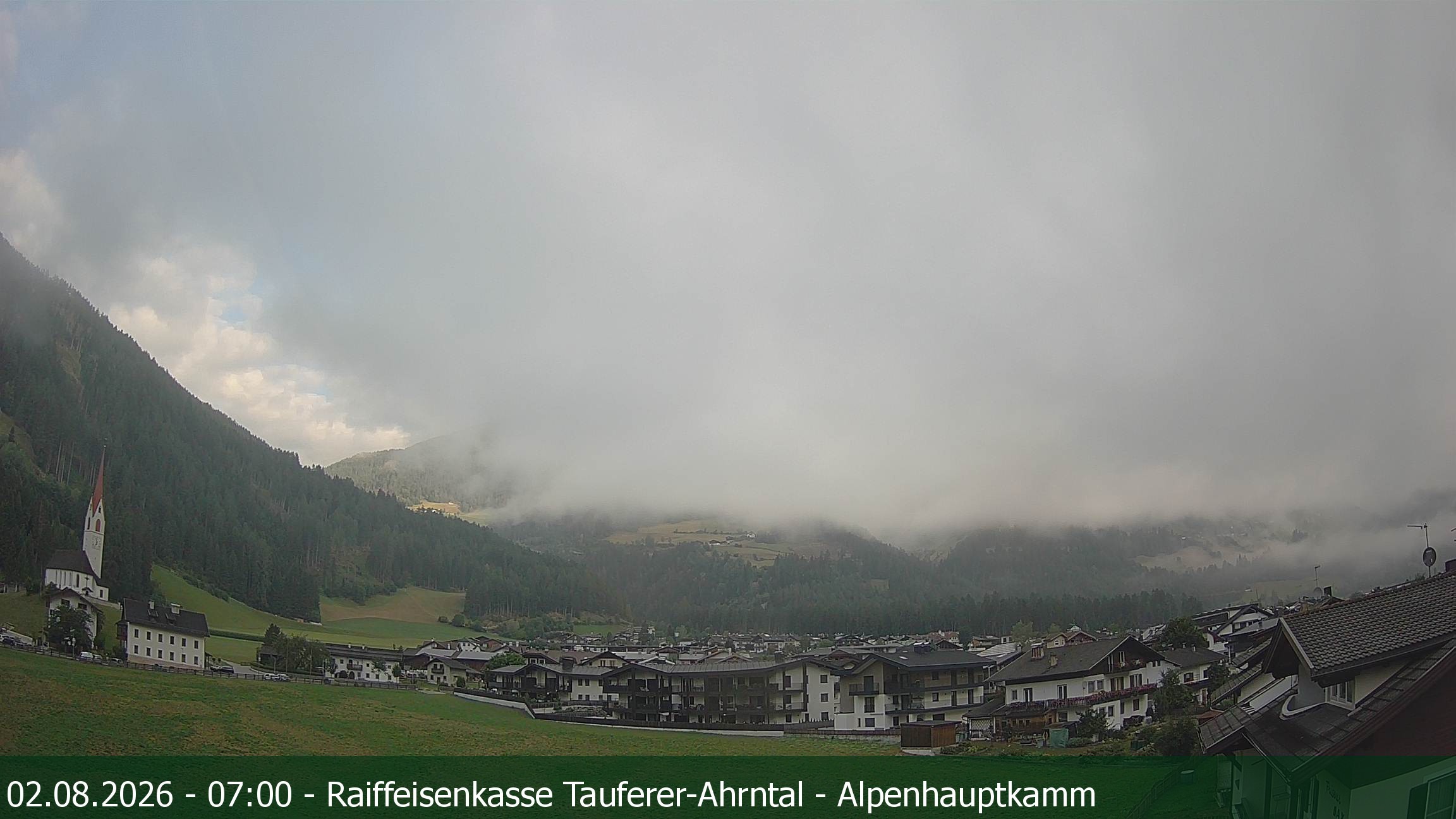 Archiv Foto Webcam Tauferer Ahrntal: Luttach