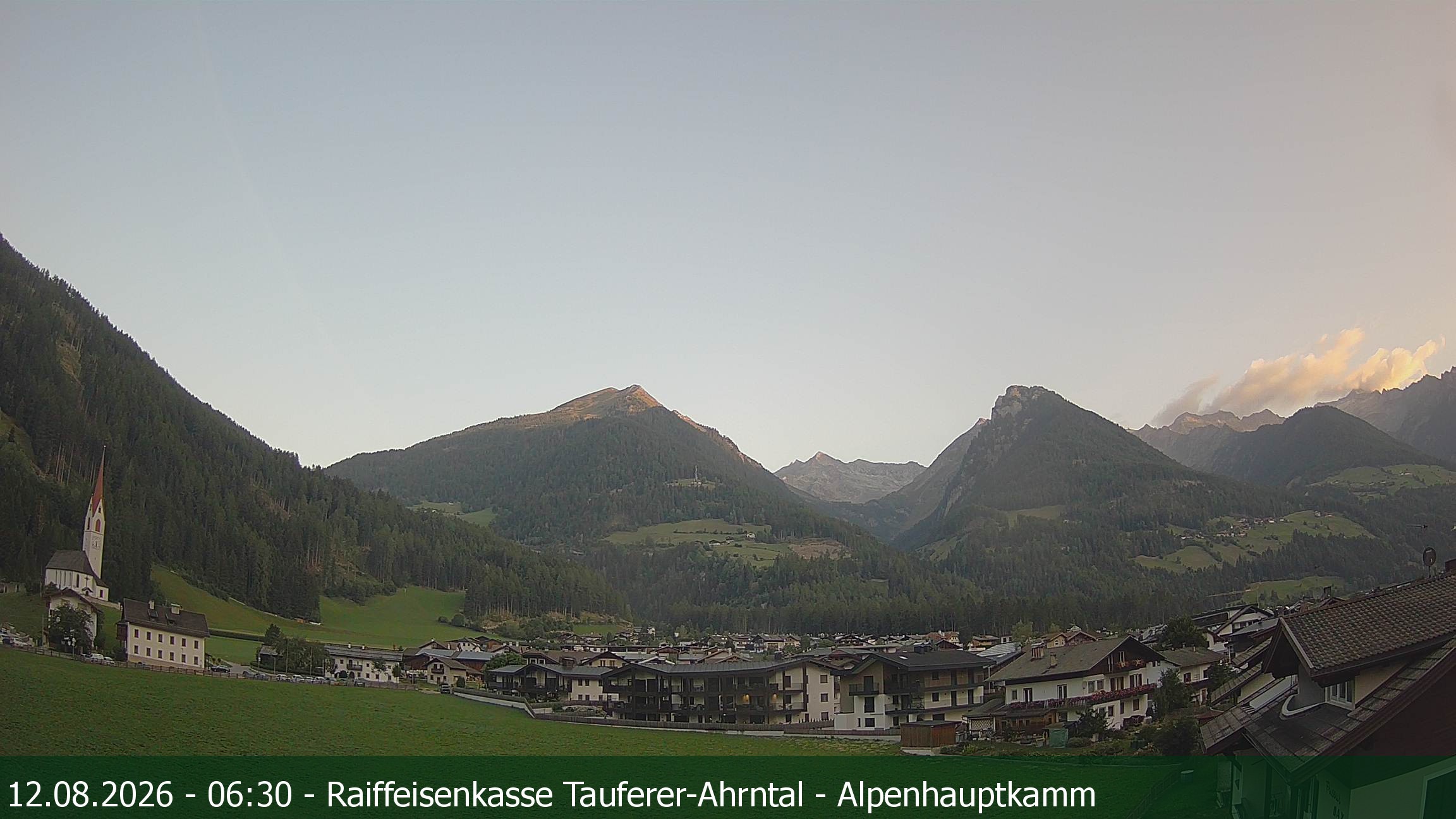 Archiv Foto Webcam Tauferer Ahrntal: Luttach