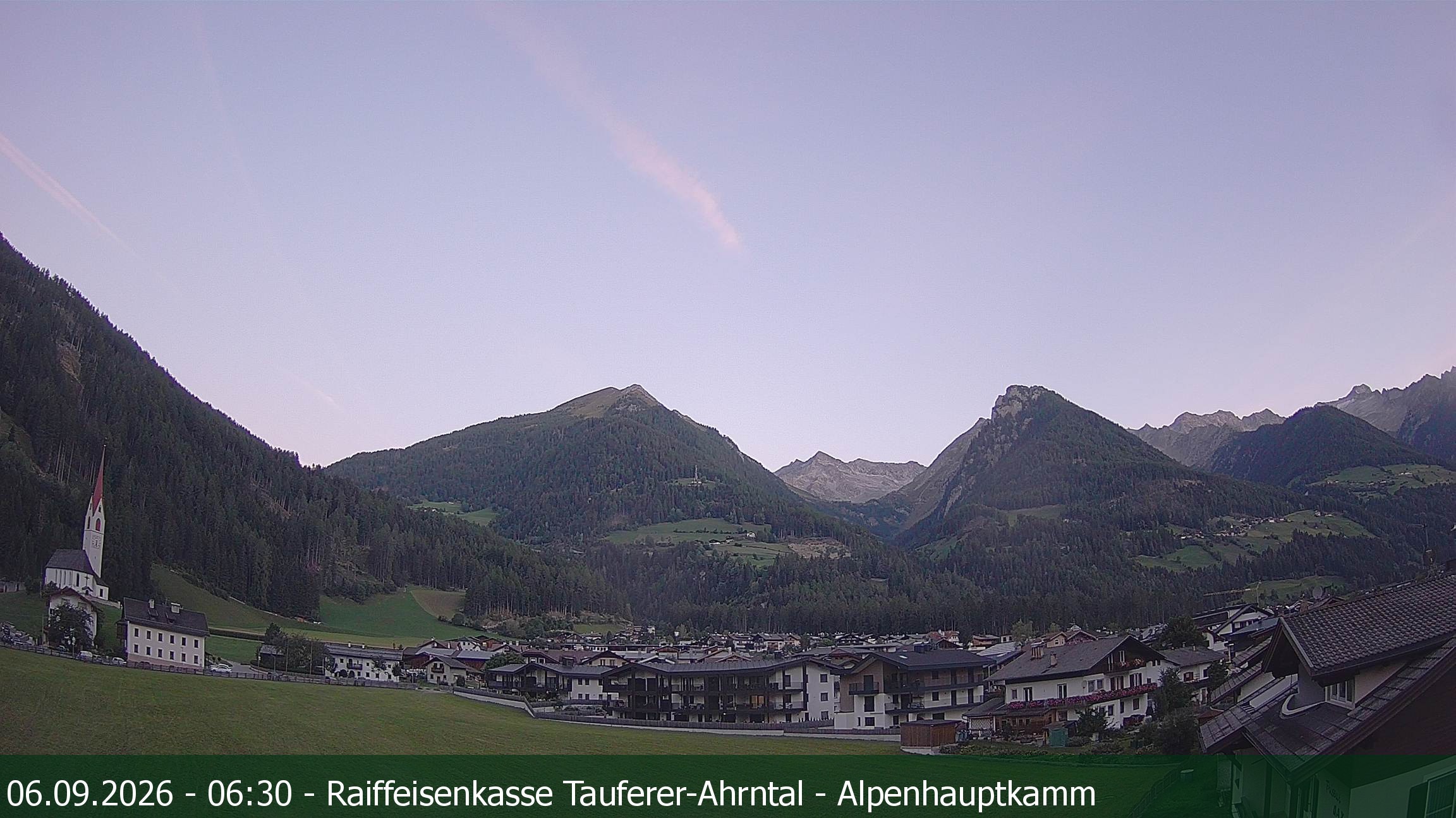 Archiv Foto Webcam Tauferer Ahrntal: Luttach