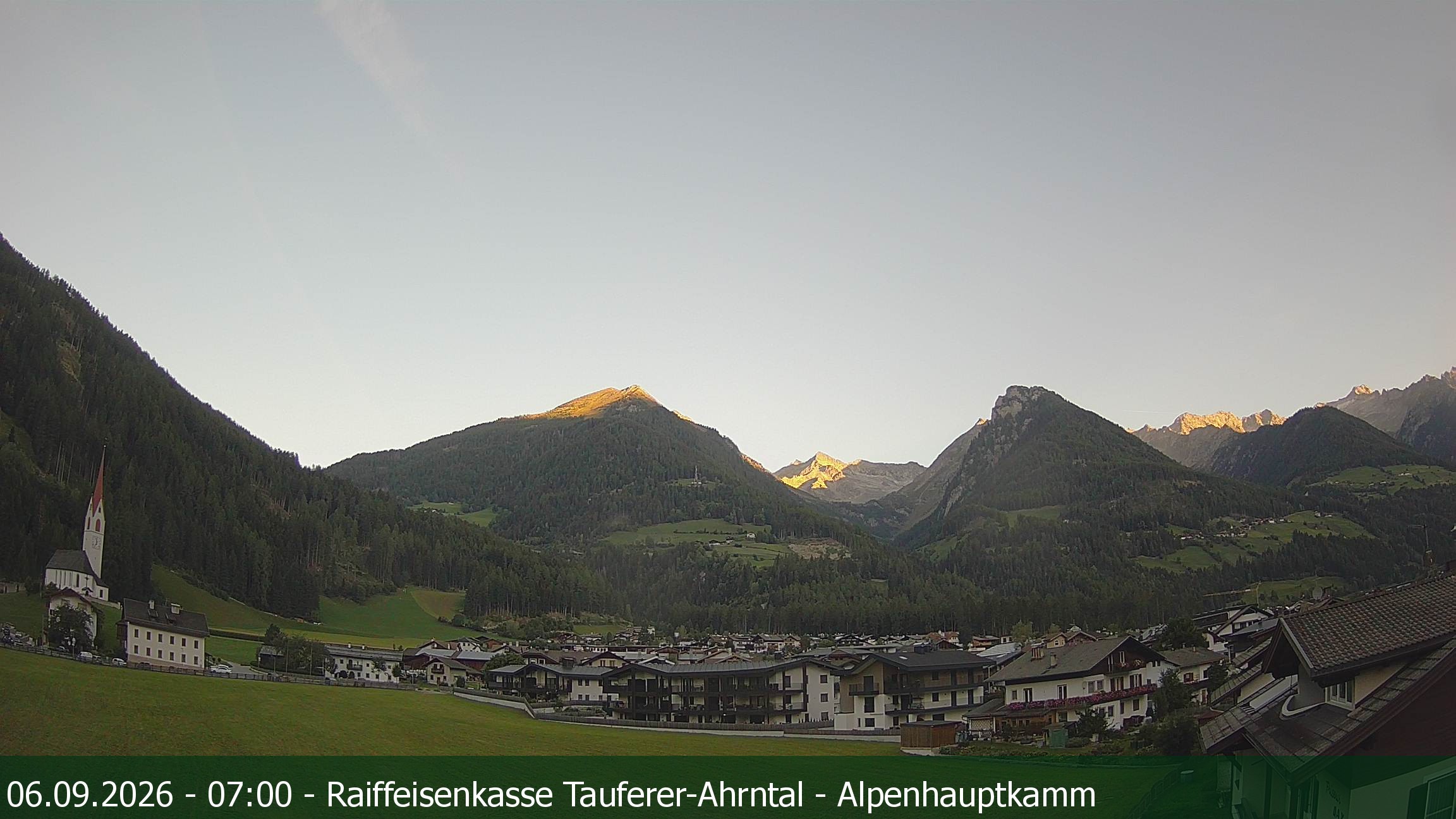 Archiv Foto Webcam Tauferer Ahrntal: Luttach