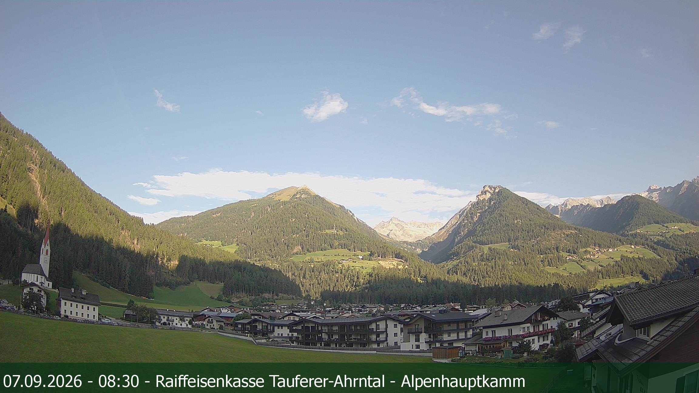 Archiv Foto Webcam Tauferer Ahrntal: Luttach
