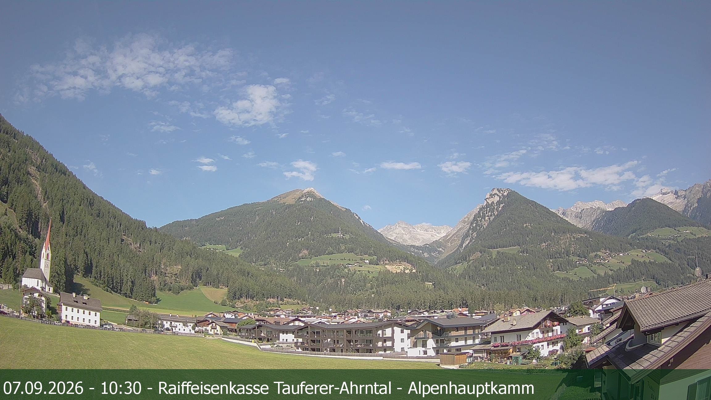 Archiv Foto Webcam Tauferer Ahrntal: Luttach