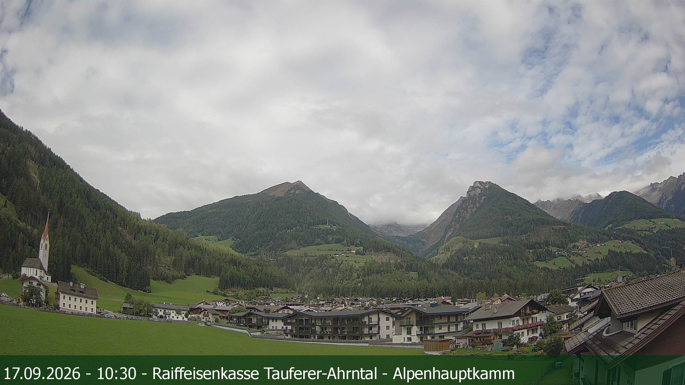 Archiv Foto Webcam Tauferer Ahrntal: Luttach
