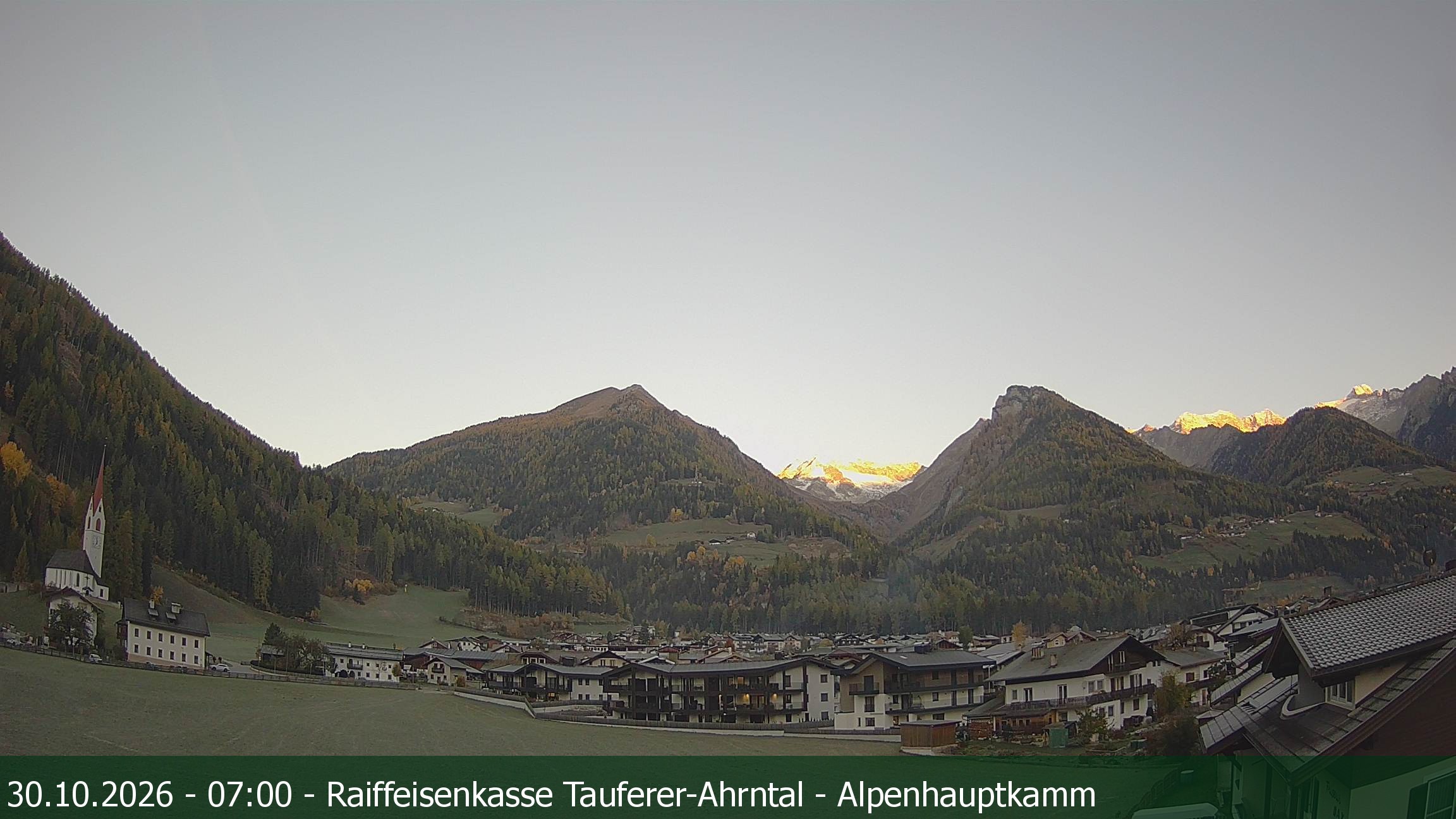 Archived image Webcam Luttach in die Ahrntal Valley