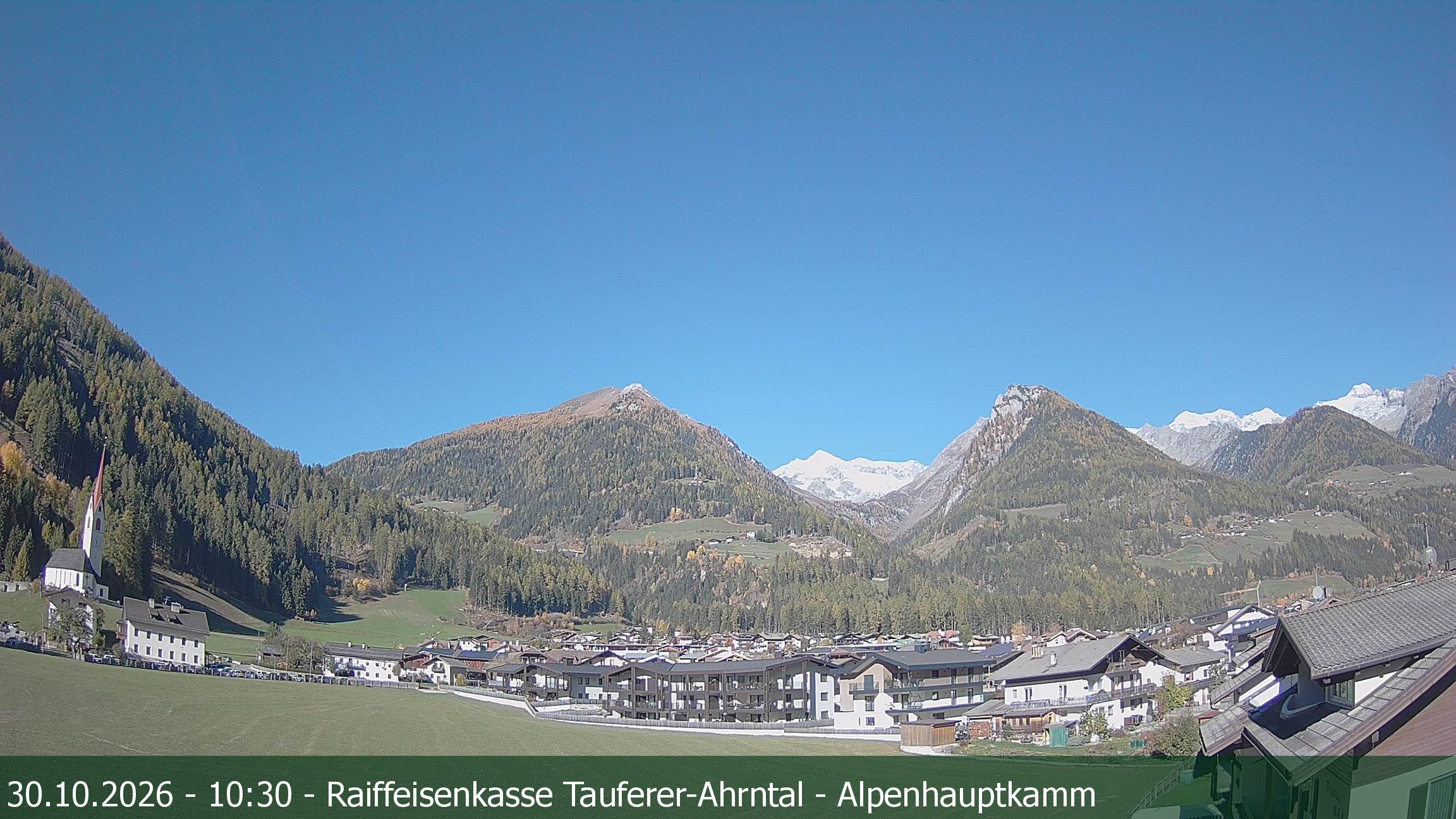 Archived image Webcam Luttach in die Ahrntal Valley