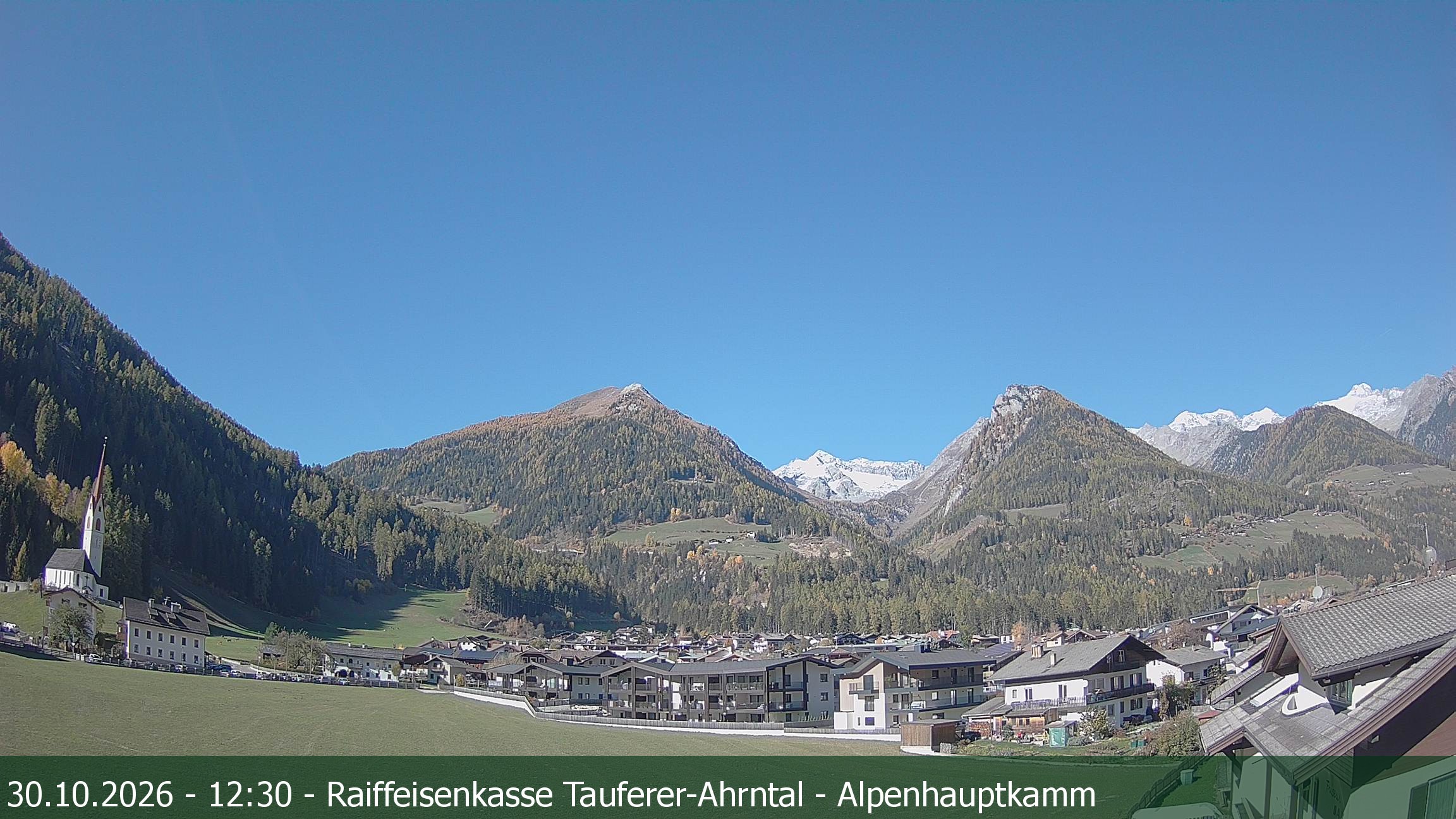 Archived image Webcam Luttach in die Ahrntal Valley