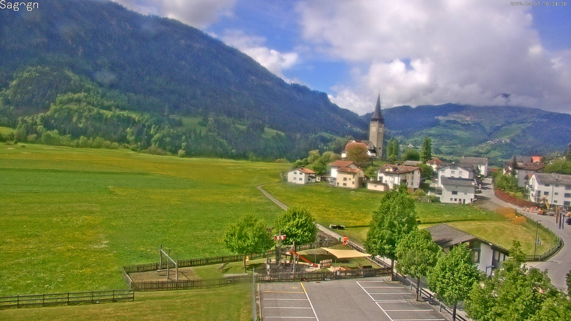 Archived image Webcam Sagogn next to Flims