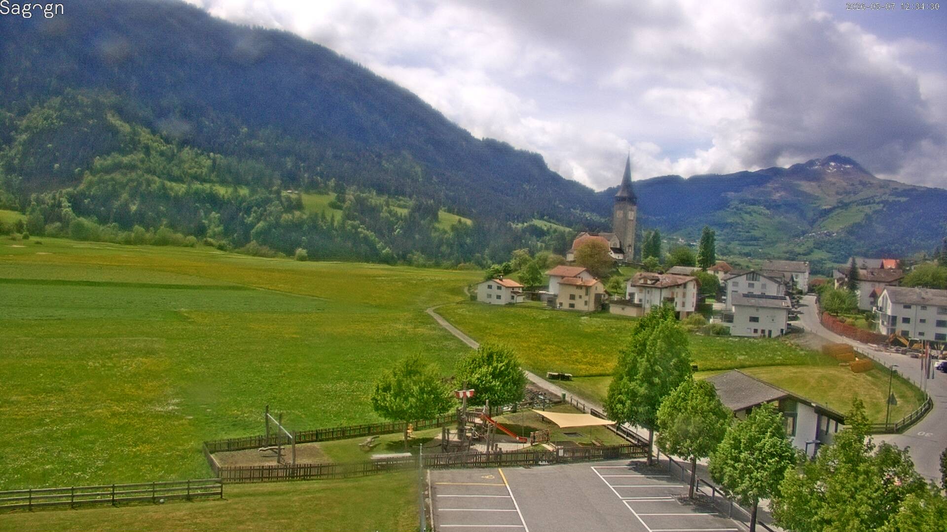 Archived image Webcam Sagogn next to Flims