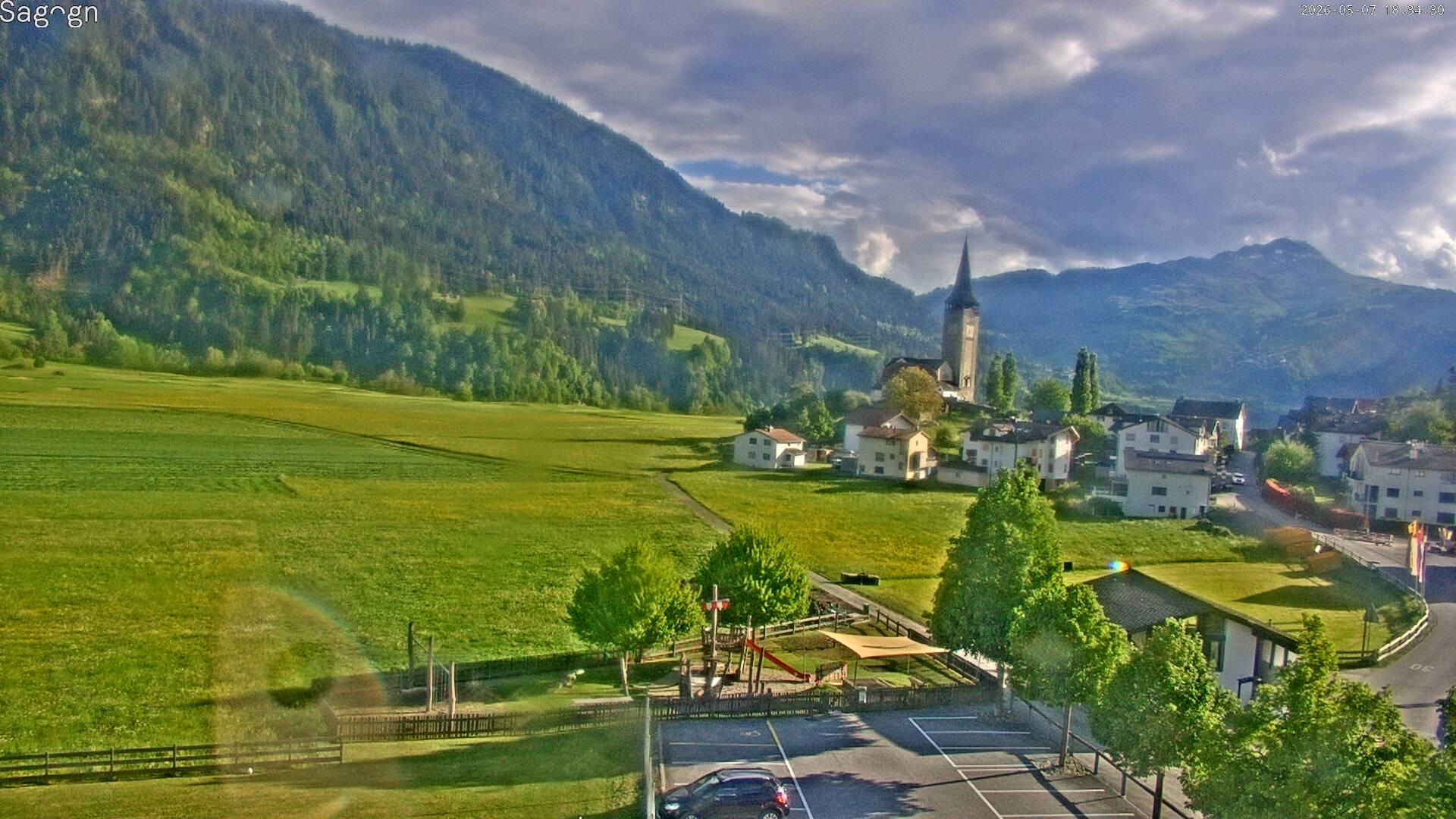 Archived image Webcam Sagogn next to Flims