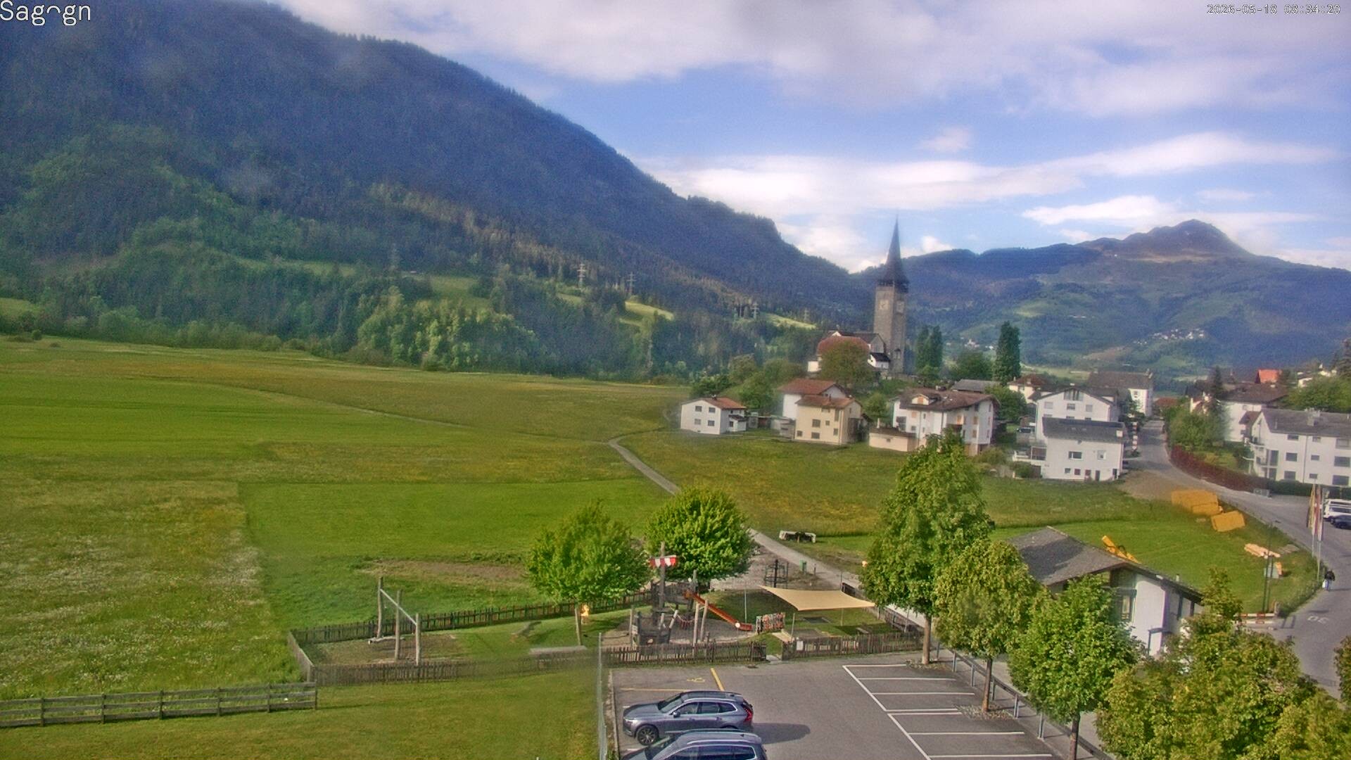 Archived image Webcam Sagogn next to Flims