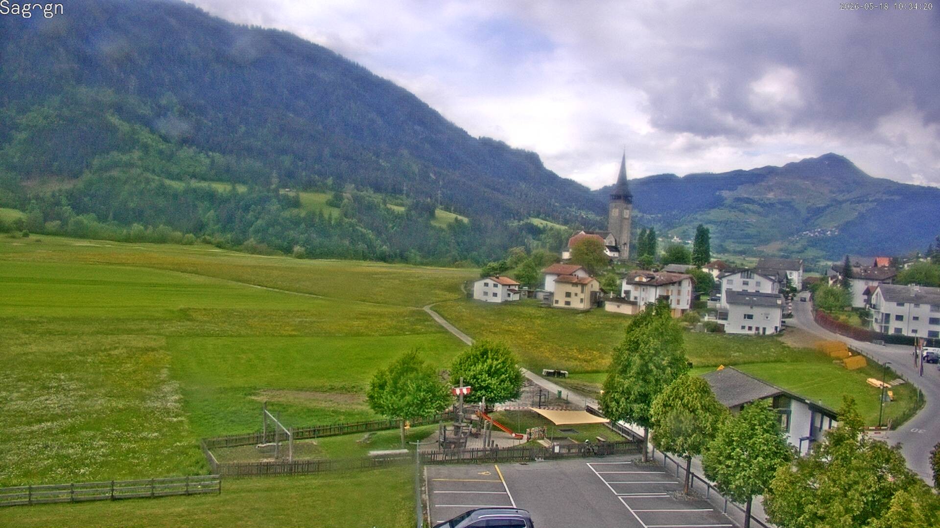 Archived image Webcam Sagogn next to Flims