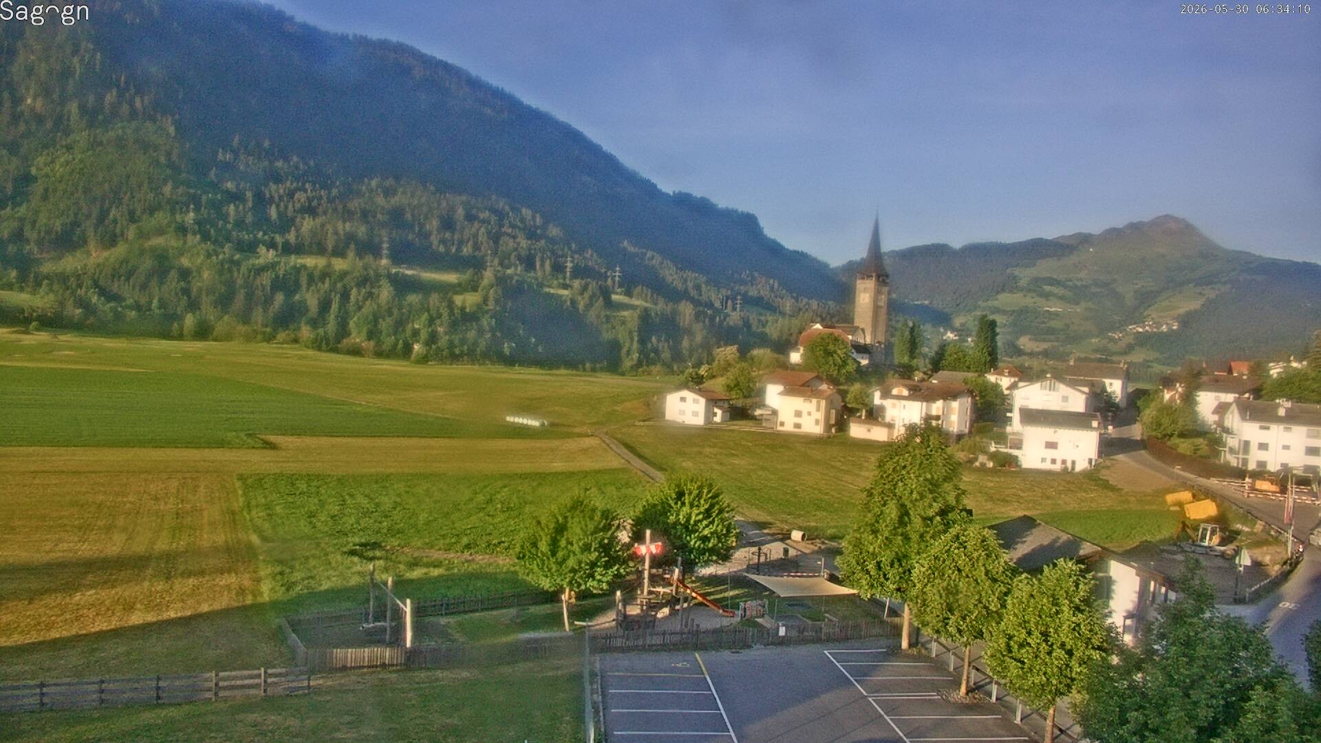 Archived image Webcam Sagogn next to Flims