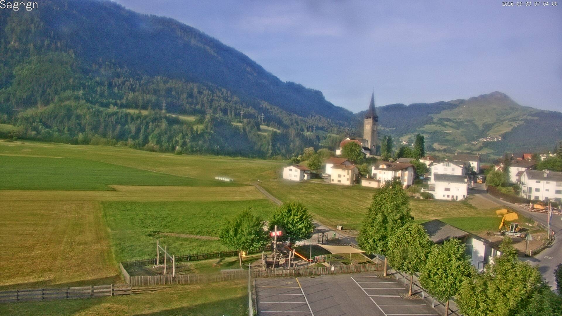 Archived image Webcam Sagogn next to Flims