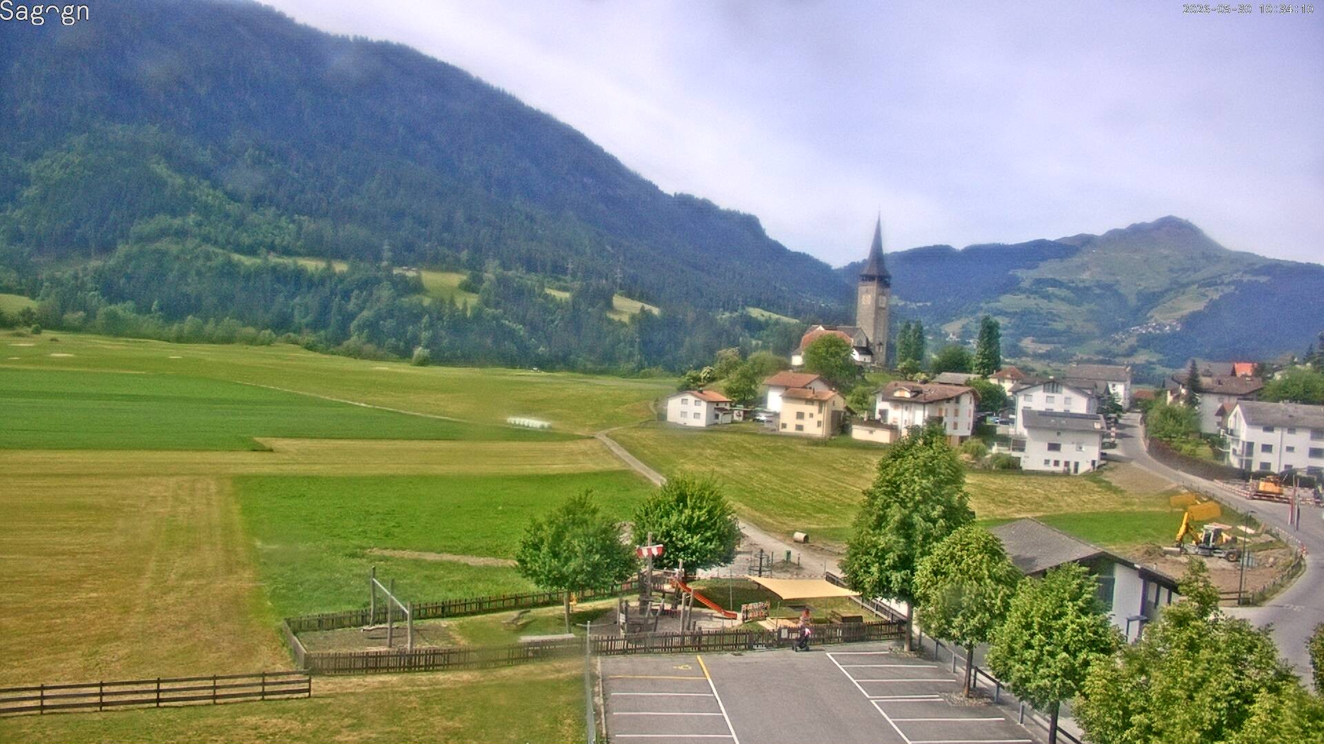 Archived image Webcam Sagogn next to Flims