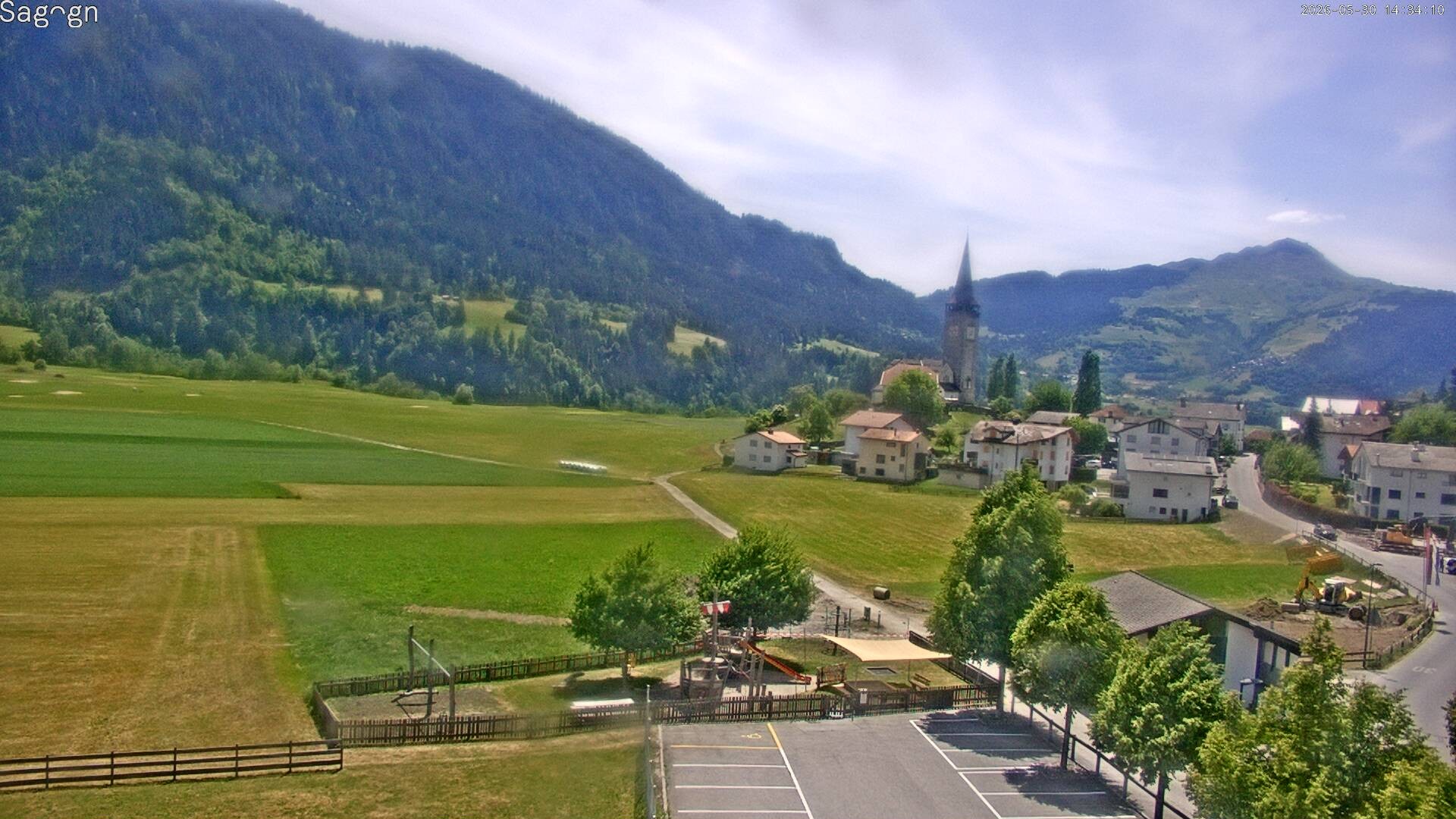 Archived image Webcam Sagogn next to Flims