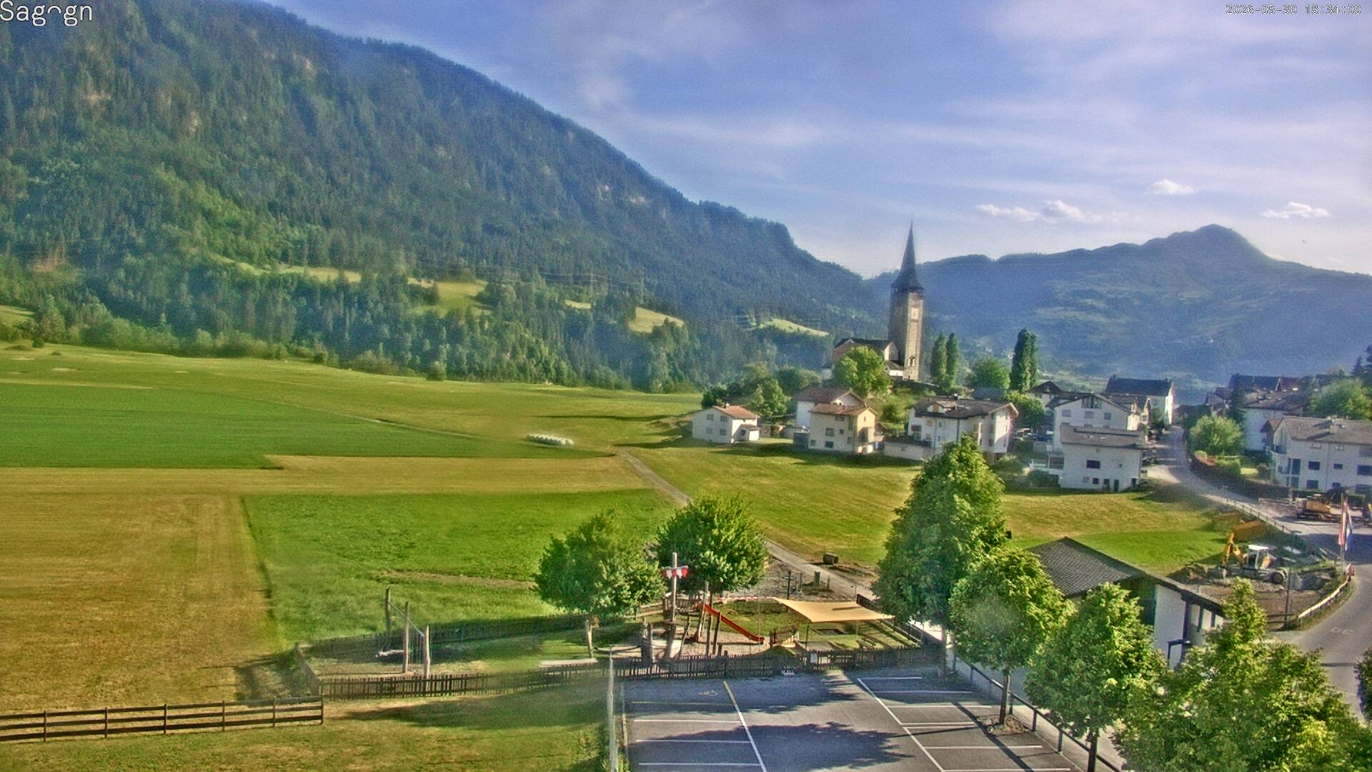 Archived image Webcam Sagogn next to Flims