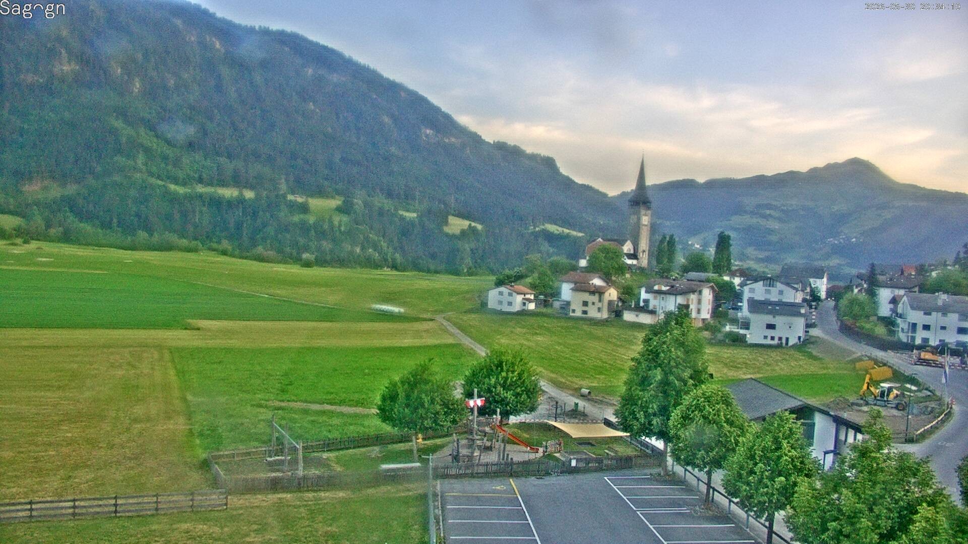 Archived image Webcam Sagogn next to Flims