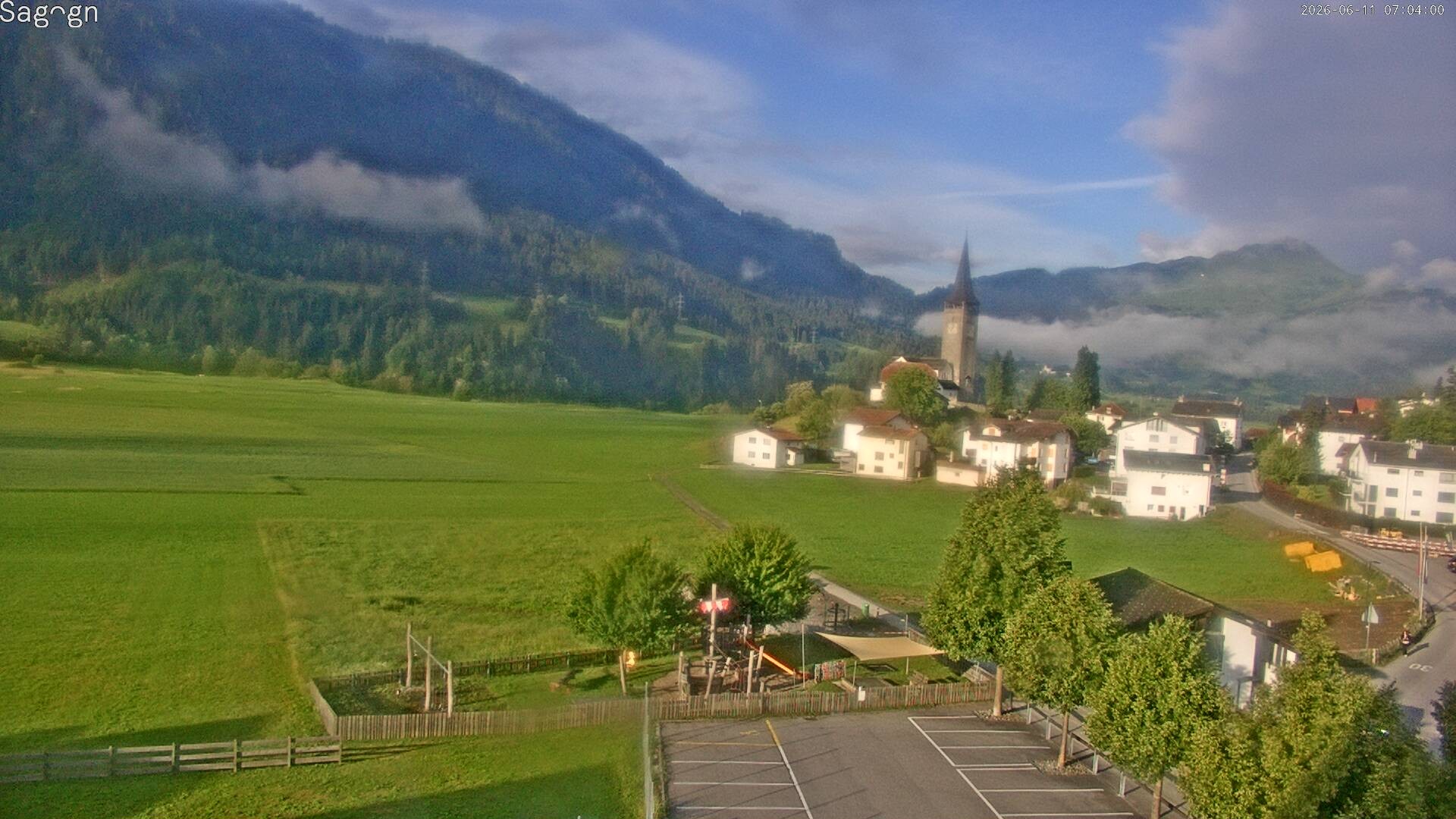 Archived image Webcam Sagogn next to Flims