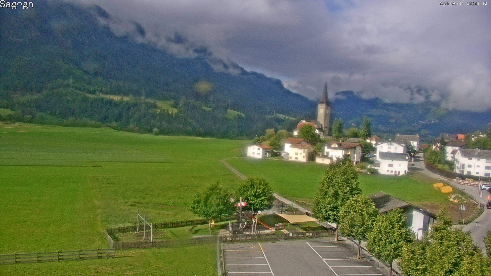 Archived image Webcam Sagogn next to Flims