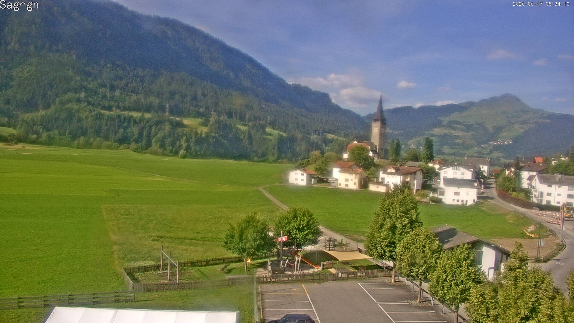 Archived image Webcam Sagogn next to Flims