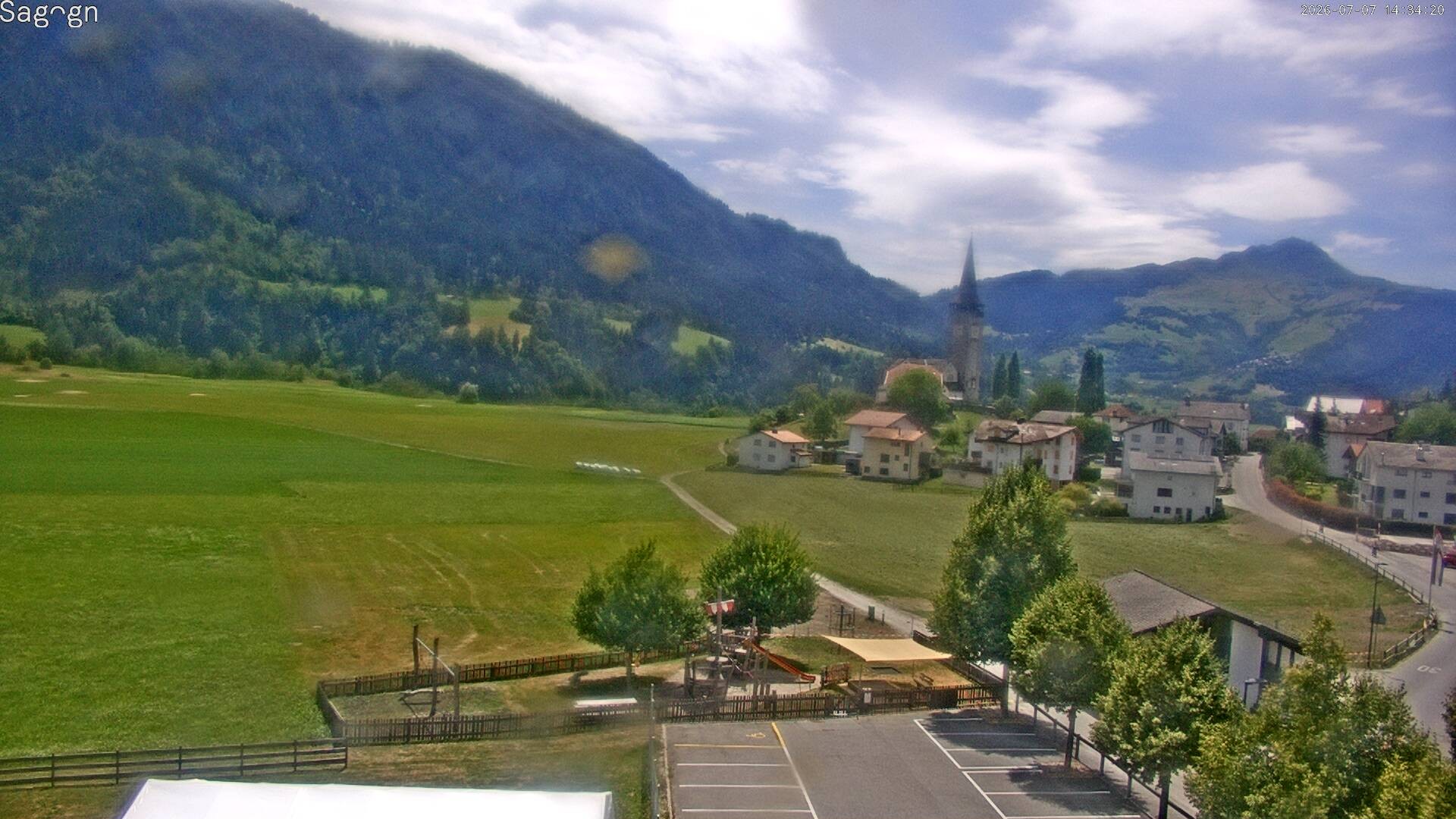 Archived image Webcam Sagogn next to Flims