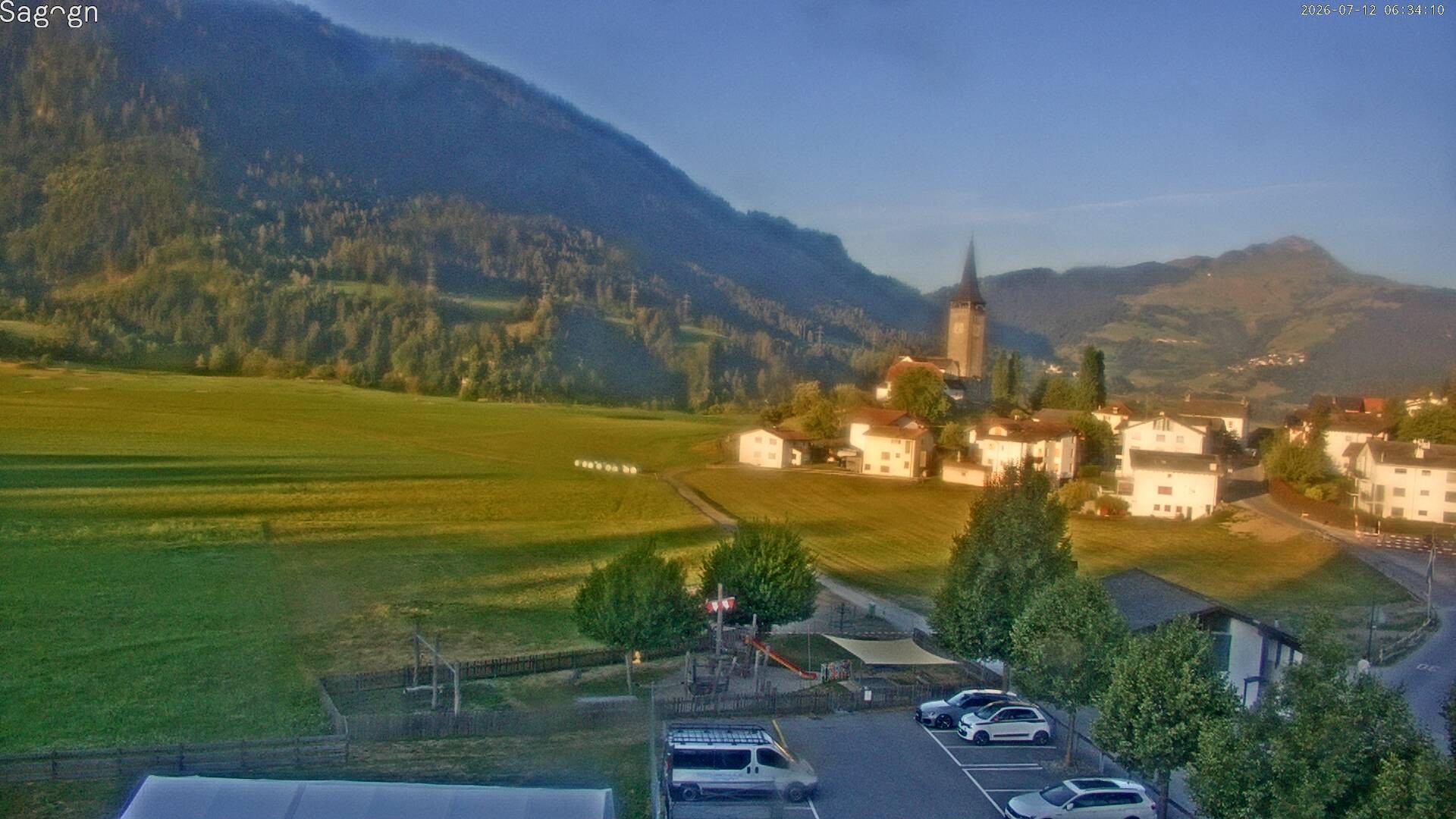 Archived image Webcam Sagogn next to Flims