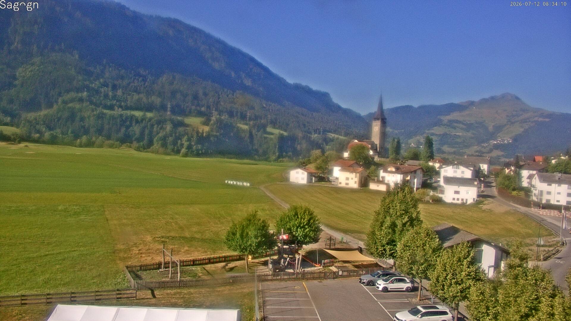 Archived image Webcam Sagogn next to Flims