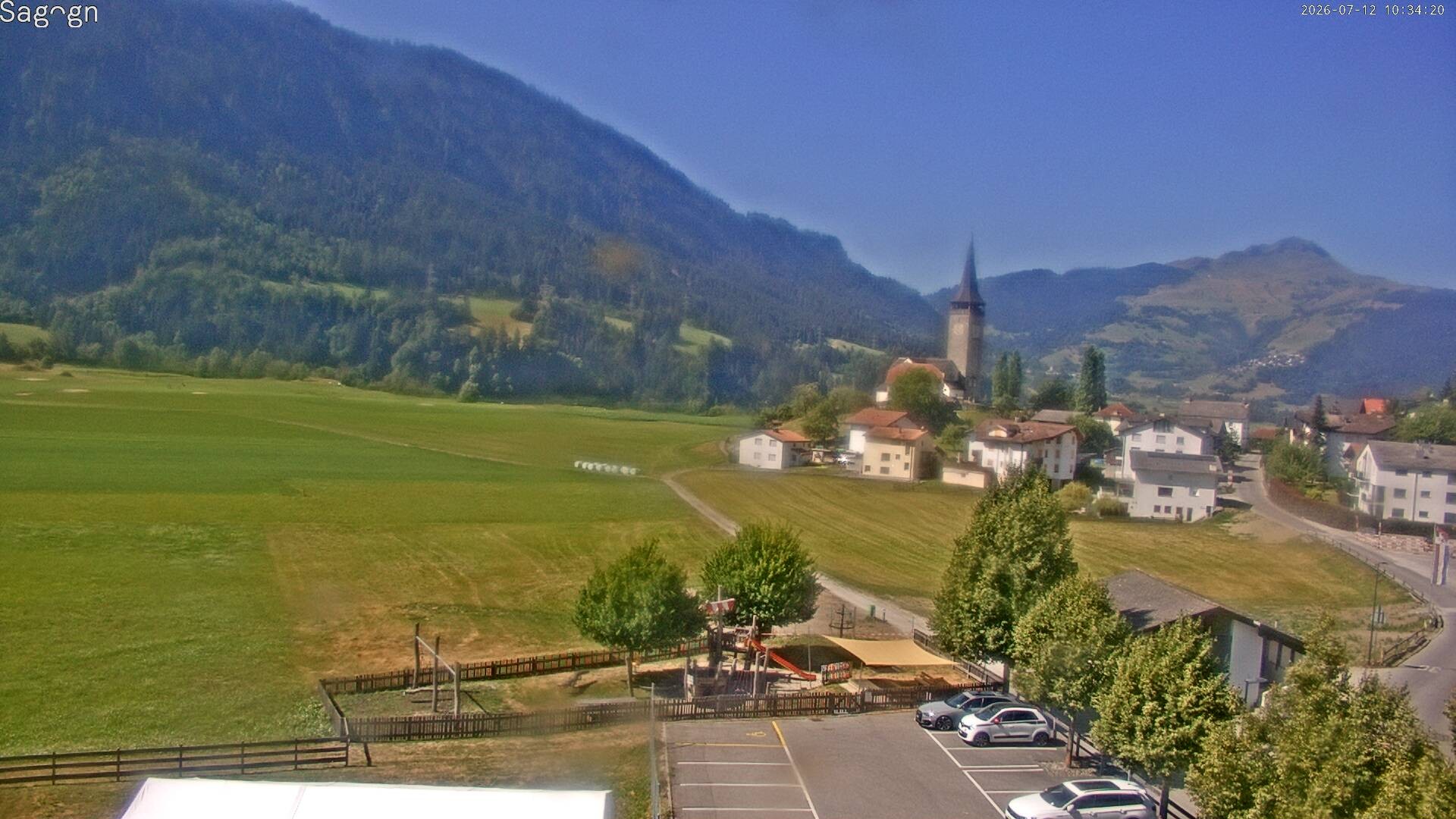 Archived image Webcam Sagogn next to Flims