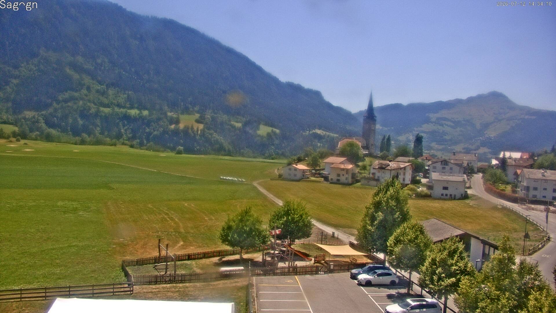 Archived image Webcam Sagogn next to Flims