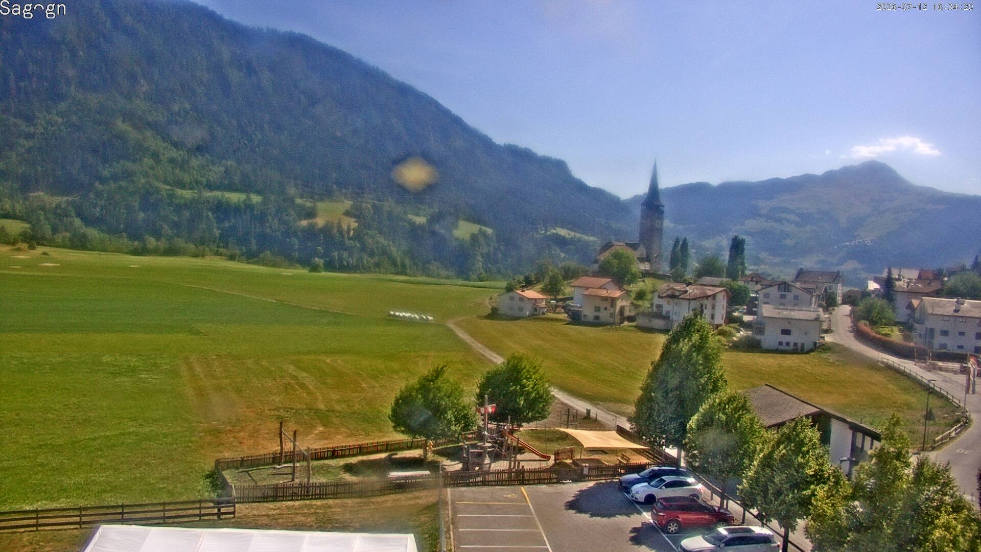 Archived image Webcam Sagogn next to Flims