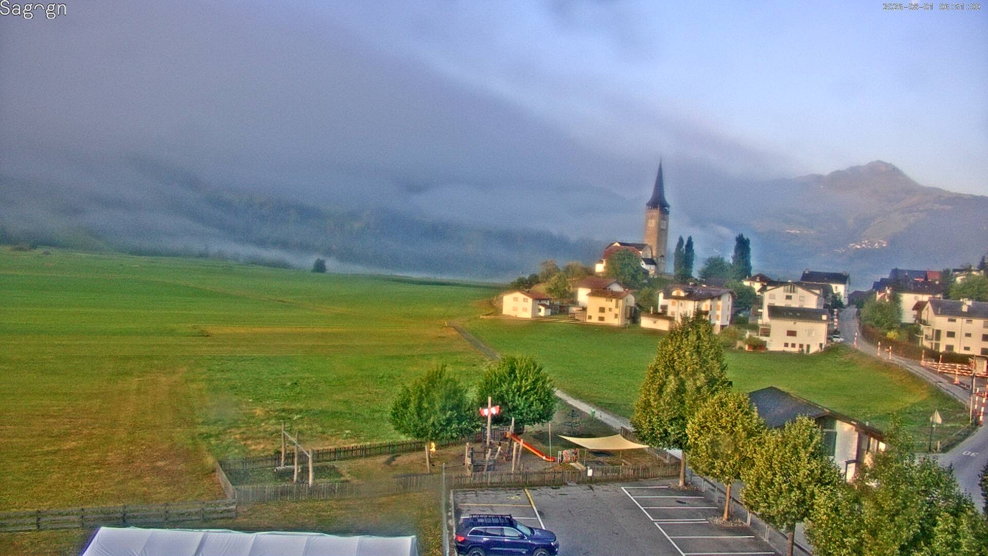 Archived image Webcam Sagogn next to Flims