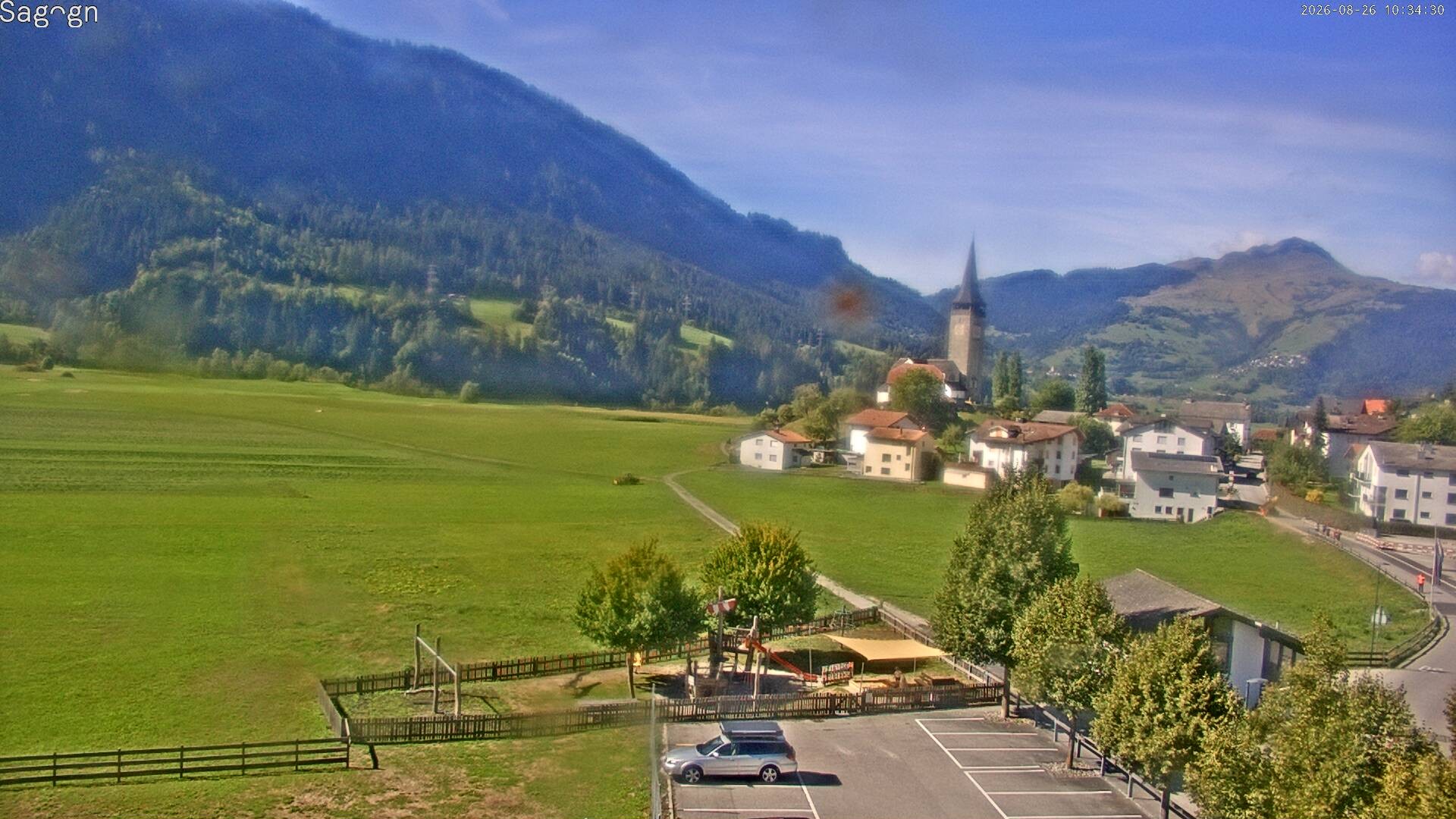Archived image Webcam Sagogn next to Flims