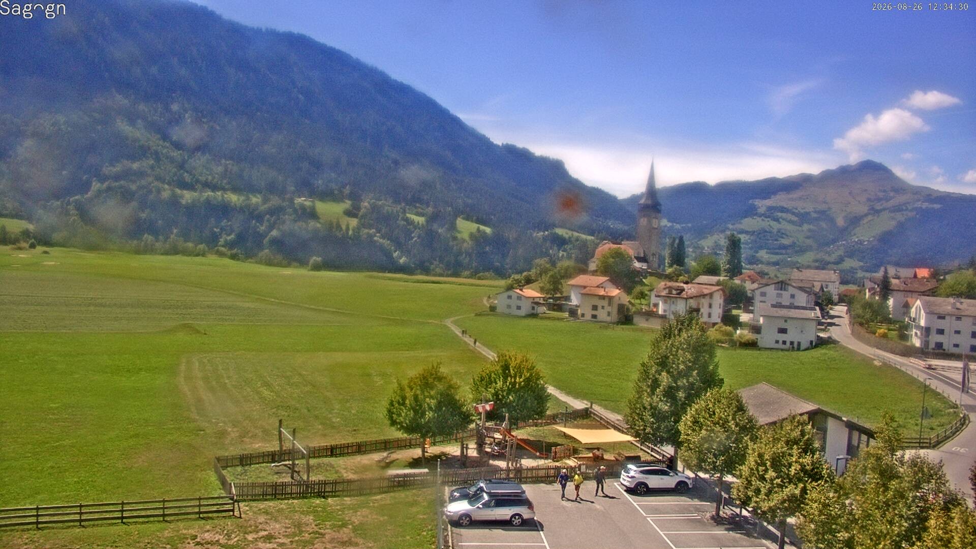 Archived image Webcam Sagogn next to Flims
