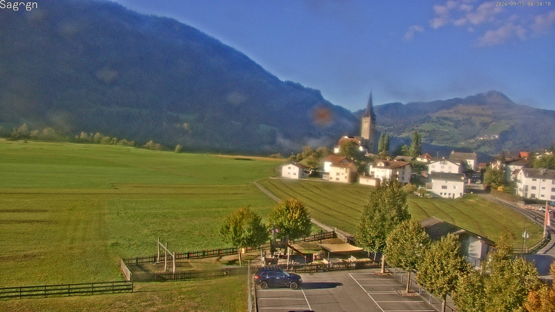 Archived image Webcam Sagogn next to Flims