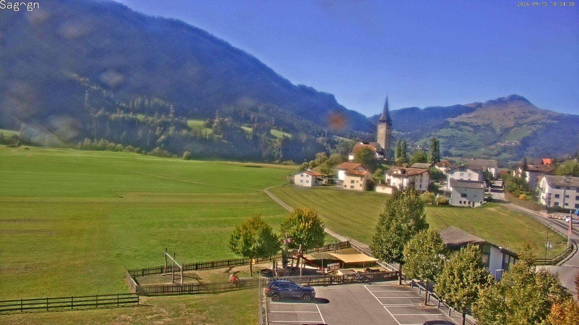 Archived image Webcam Sagogn next to Flims