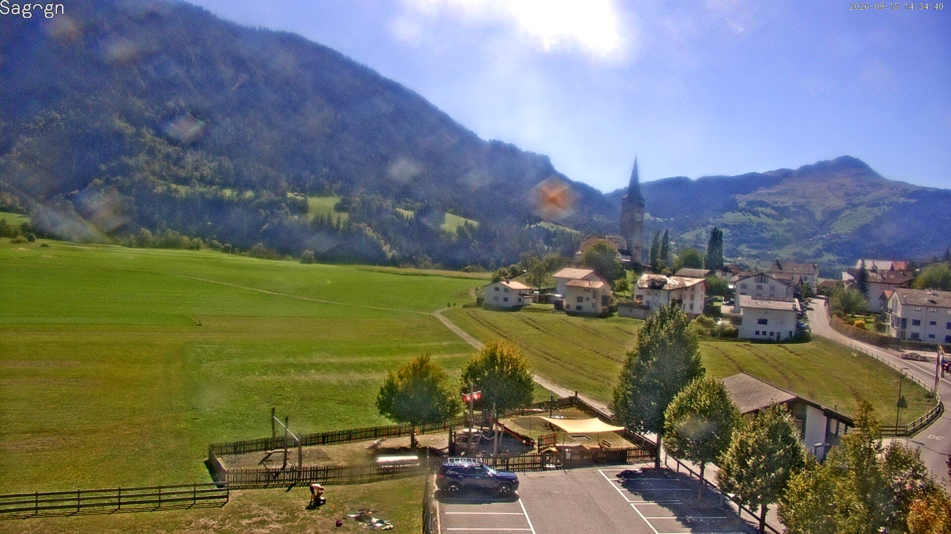 Archived image Webcam Sagogn next to Flims