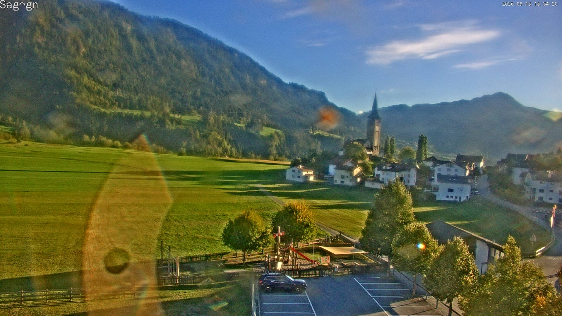 Archived image Webcam Sagogn next to Flims