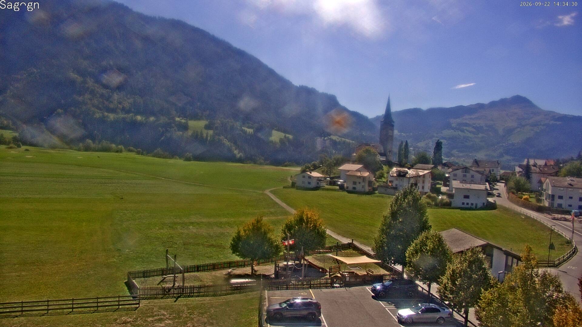 Archived image Webcam Sagogn next to Flims